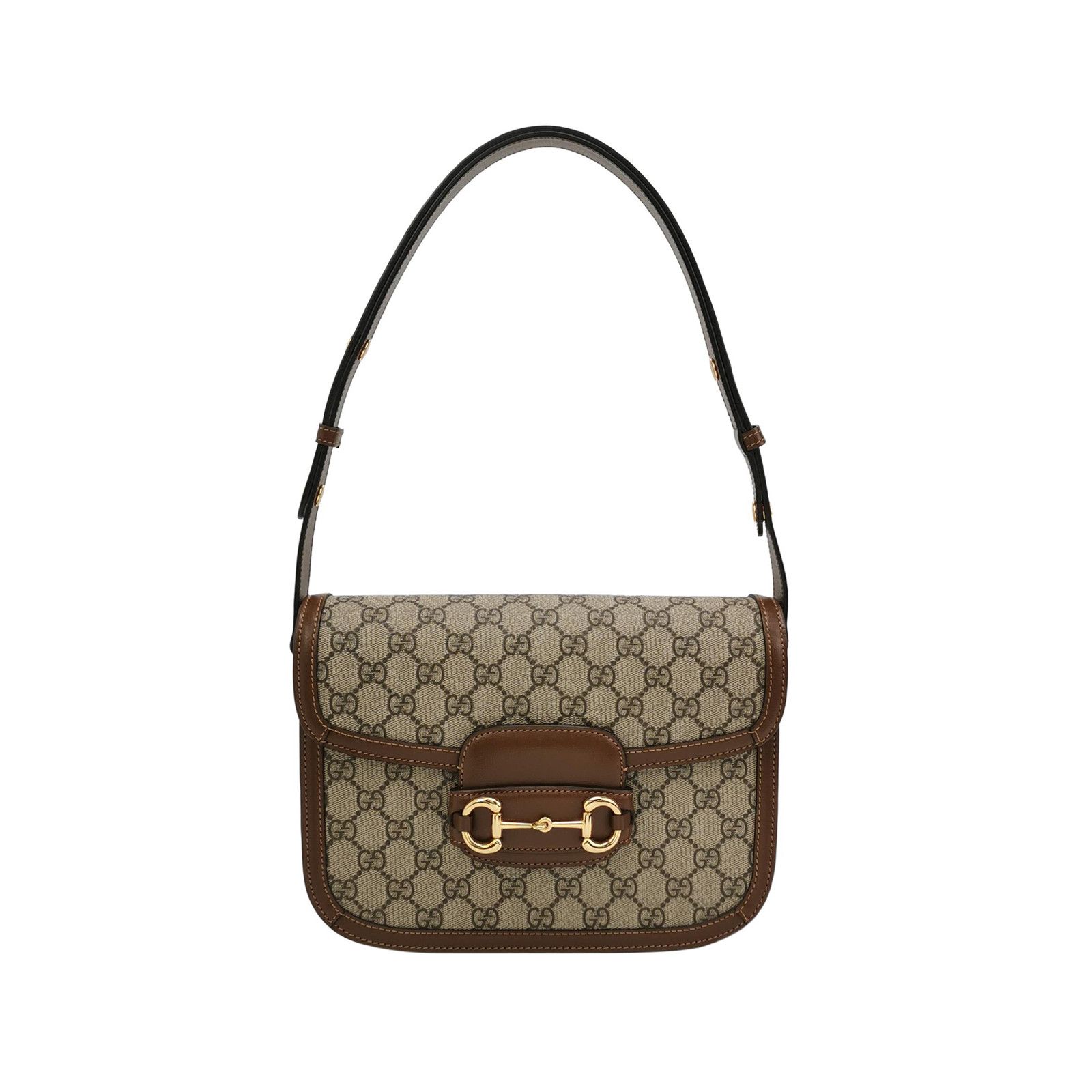 Gucci Gucci 1955 GG Supreme Horsebit Shoulder Bag Size ONE SIZE - 1 Thumbnail