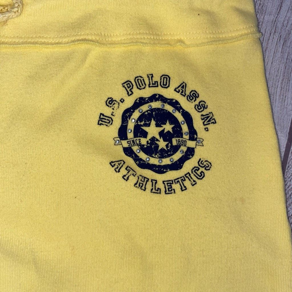 U.S. Polo Assn. US Polo Assn women M 100% cotton pullon cut off sweatpants Size 30" / US 8 / IT 44 - 3 Thumbnail