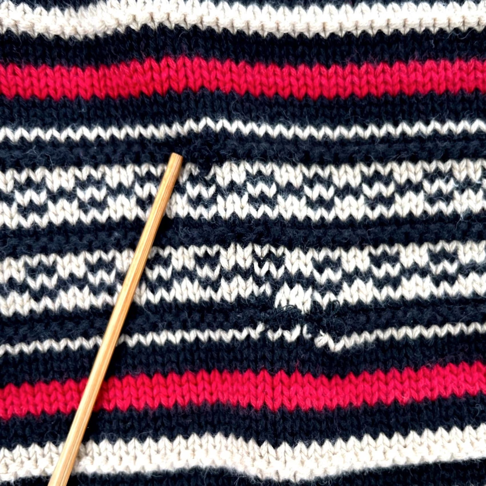 Ralph Lauren Lauren Ralph Lauren Sweater Womens XL Red Striped Cotton Chunky Knit Size XL / US 12-14 / IT 48-50 - 7 Thumbnail
