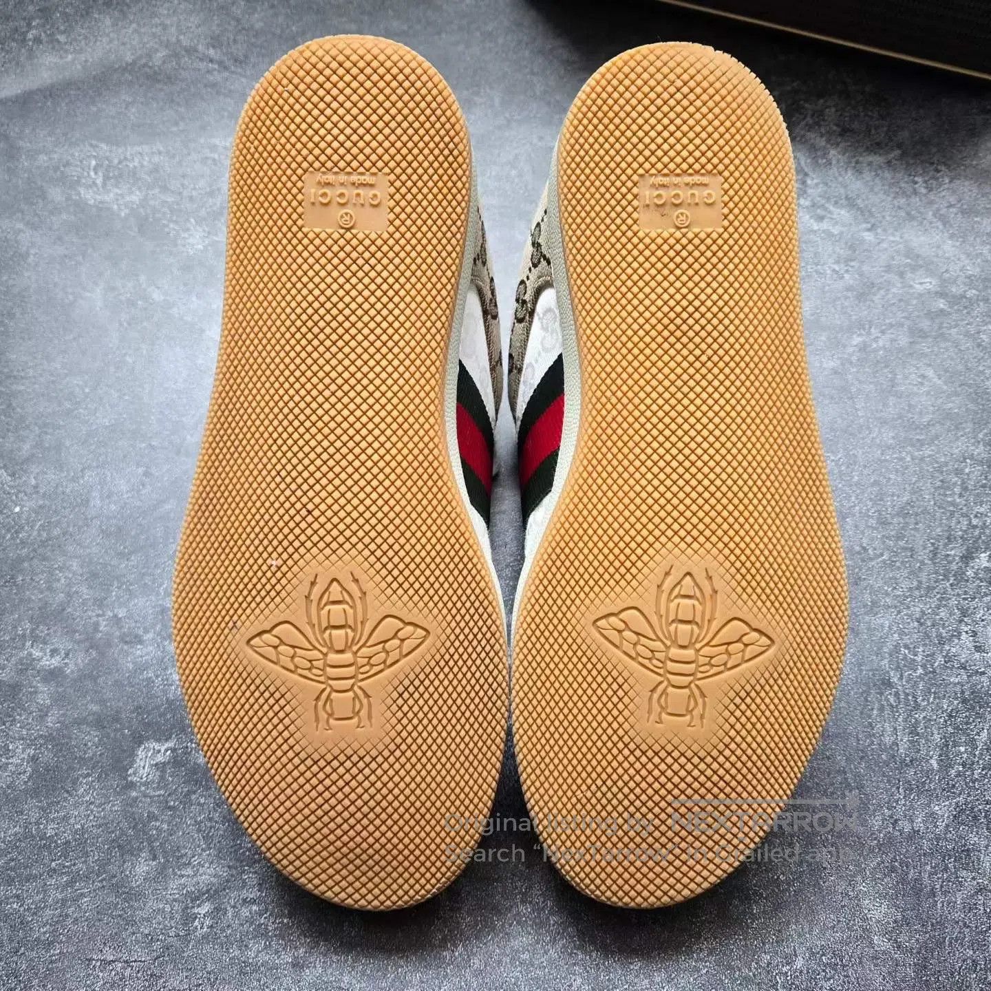 Gucci Guicci Pink Monogram All-Over Print Distressed Sneakers| Size US 5 / EU 37 - 6 Thumbnail