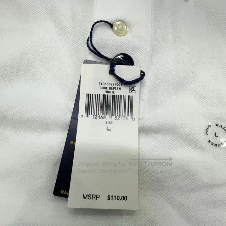 Polo Ralph Lauren Polo Ralph Lauren SS22 Classic Logo Embroidered Cotton Polo Size US L / EU 52-54 / 3 - 4 Thumbnail