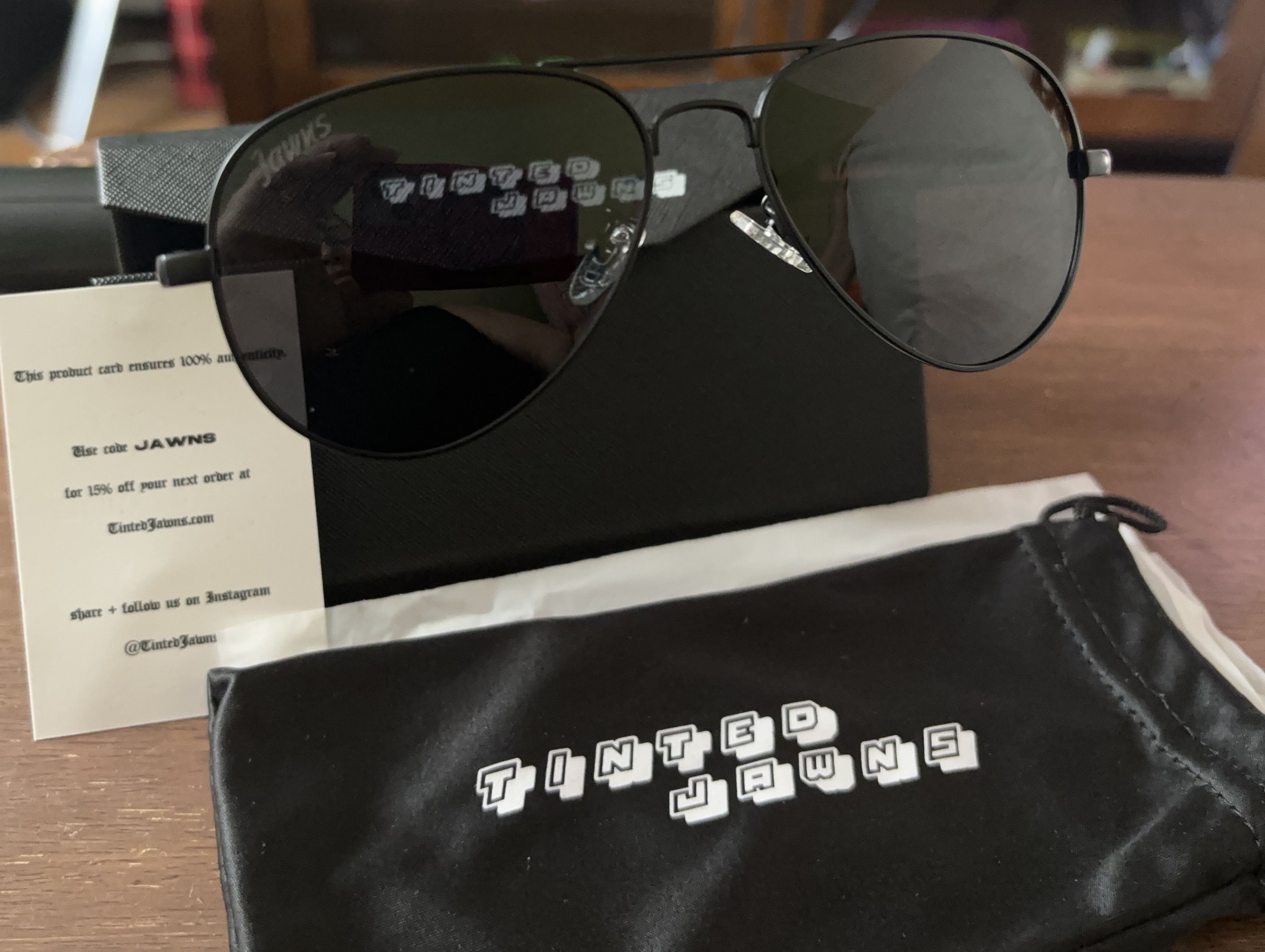 Other Tinted Jawns Polarized Aviators 2 Size 44 - 2 Thumbnail