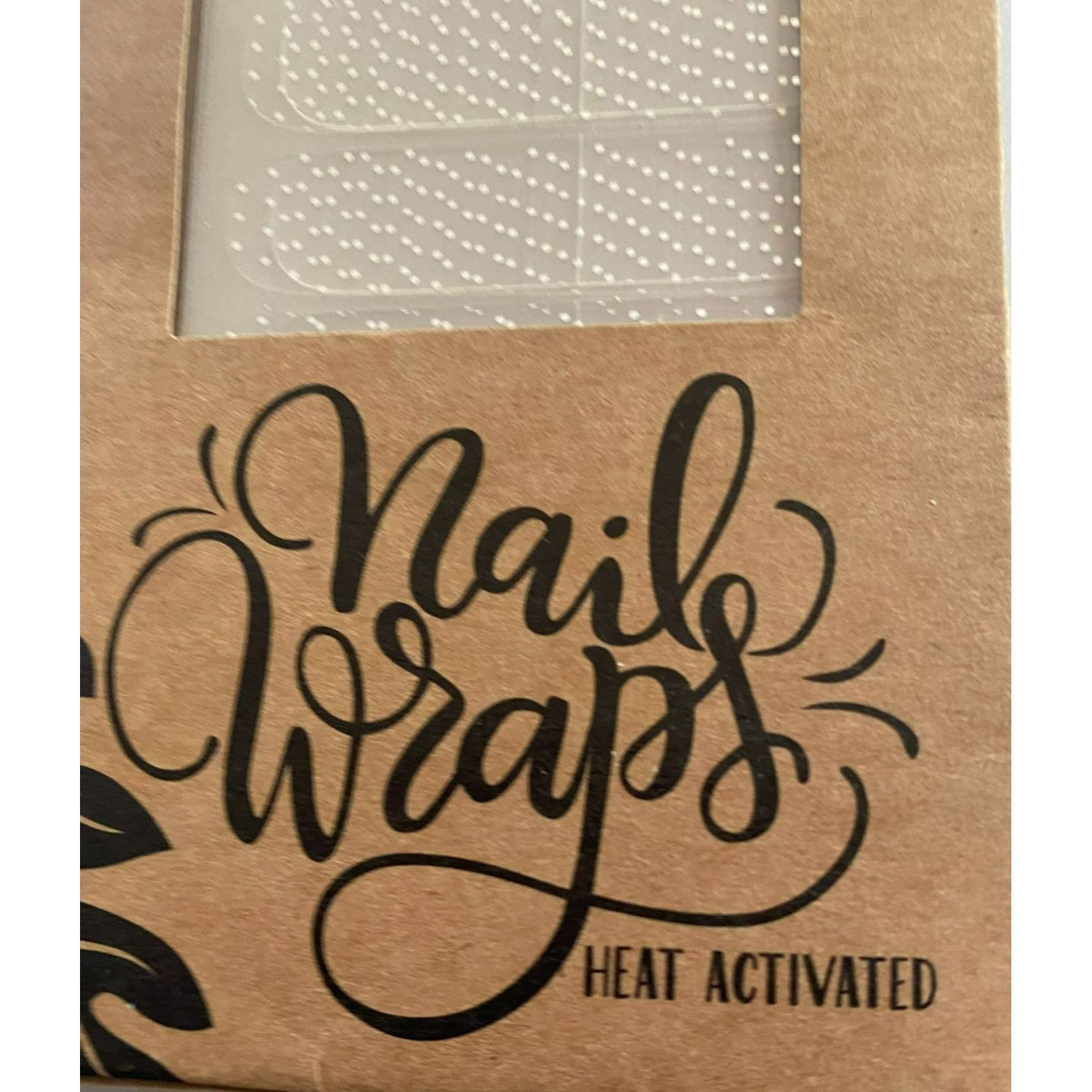 Other So Gloss Silver Swiss Dot Nail Wraps Heat Activated Set Of T Size ONE SIZE - 4 Thumbnail