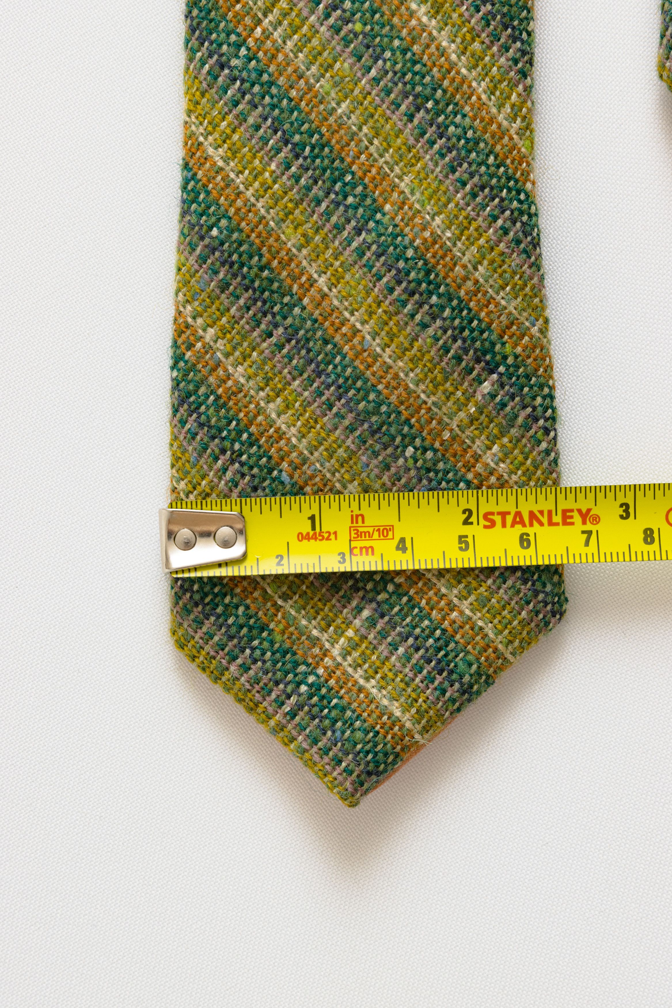 Donegal Tweed vintage Donegal Tweed Wool Tie abstract necktie 022 Size ONE SIZE - 4 Thumbnail