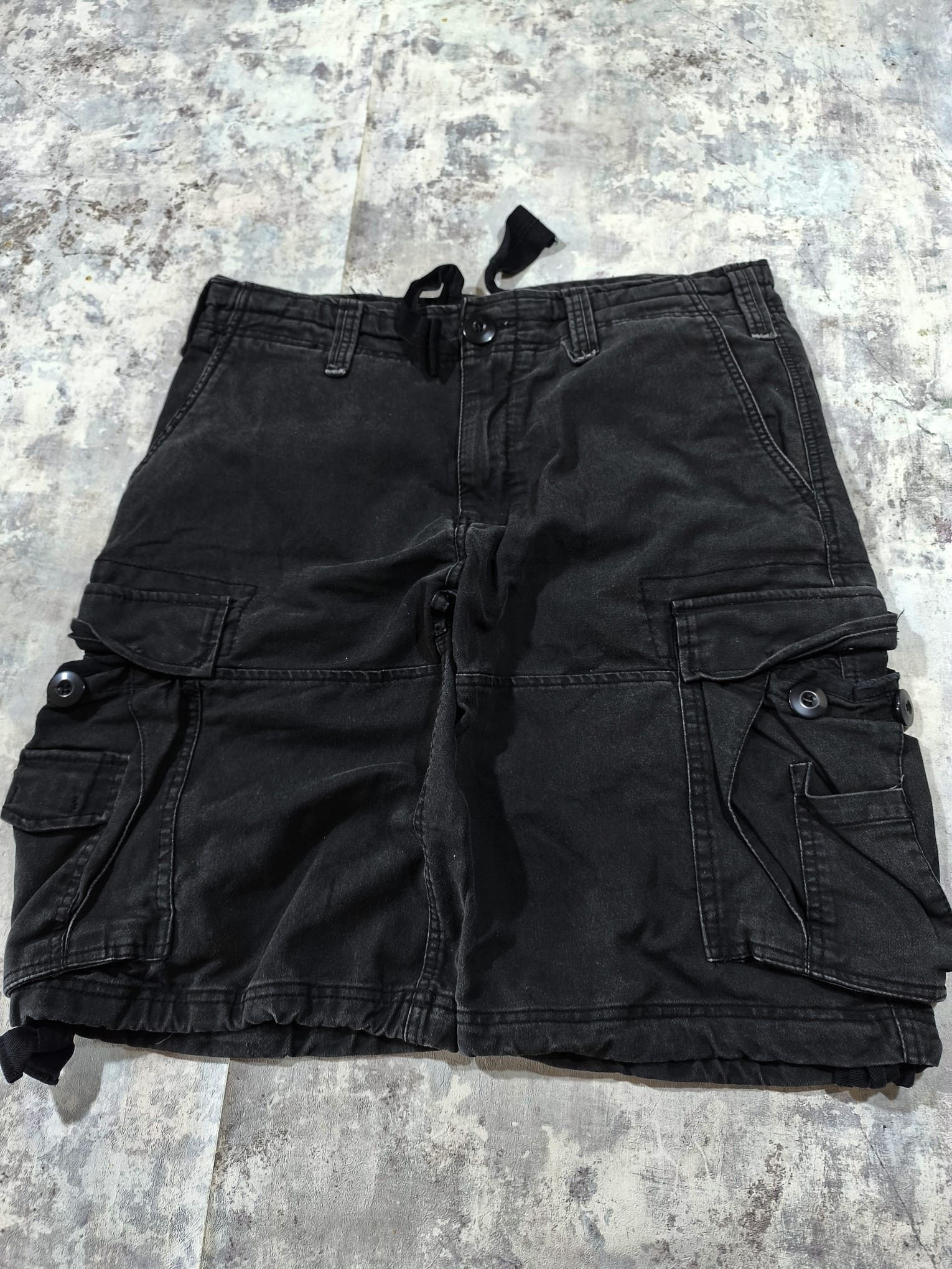 Vintage vtg faded cargo baggy jorts shorts army alternative loose Size US 34 / EU 50 - 1 Thumbnail