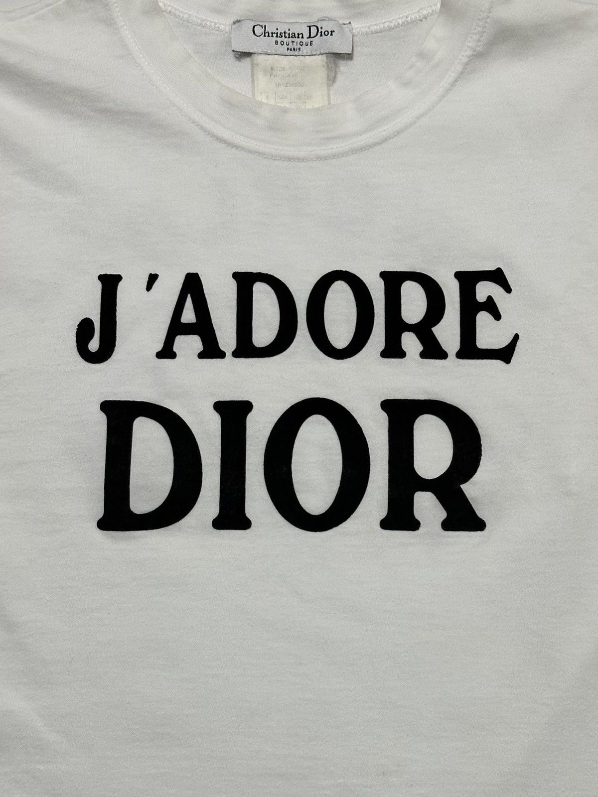 Dior CHRISTIAN DIOR Fall Winter 2001 "J'ADORE DIOR" Tank Top Size M / US 6-8 / IT 42-44 - 3 Thumbnail