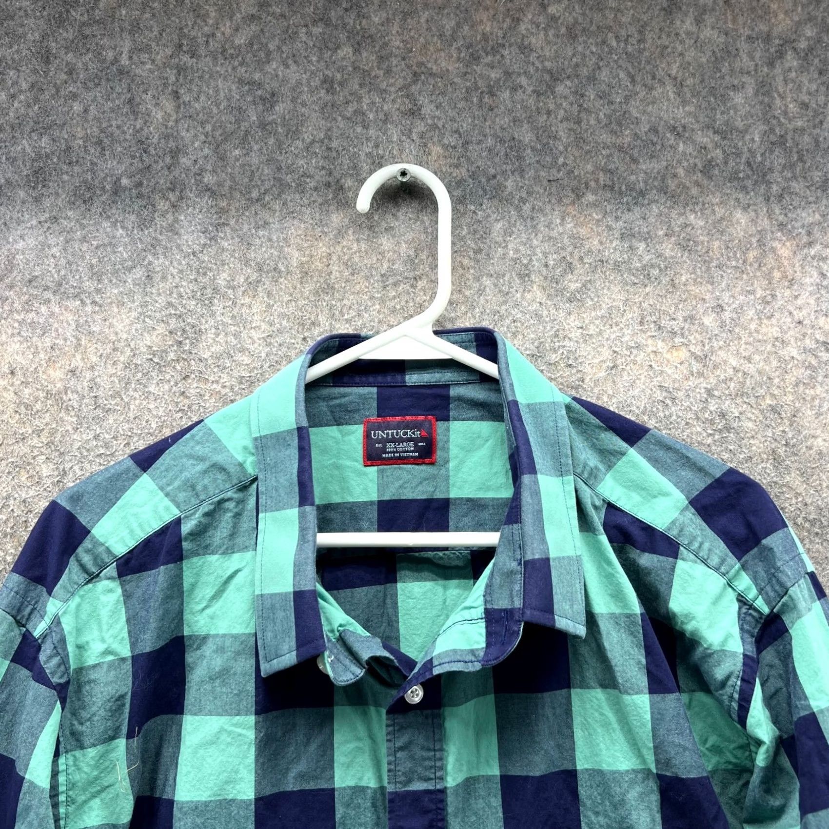 UNTUCKit UNTUCKit Mens Plaid Button Down - Preppy Shirt - 2XL Size US XXL / EU 58 / 5 - 3 Thumbnail