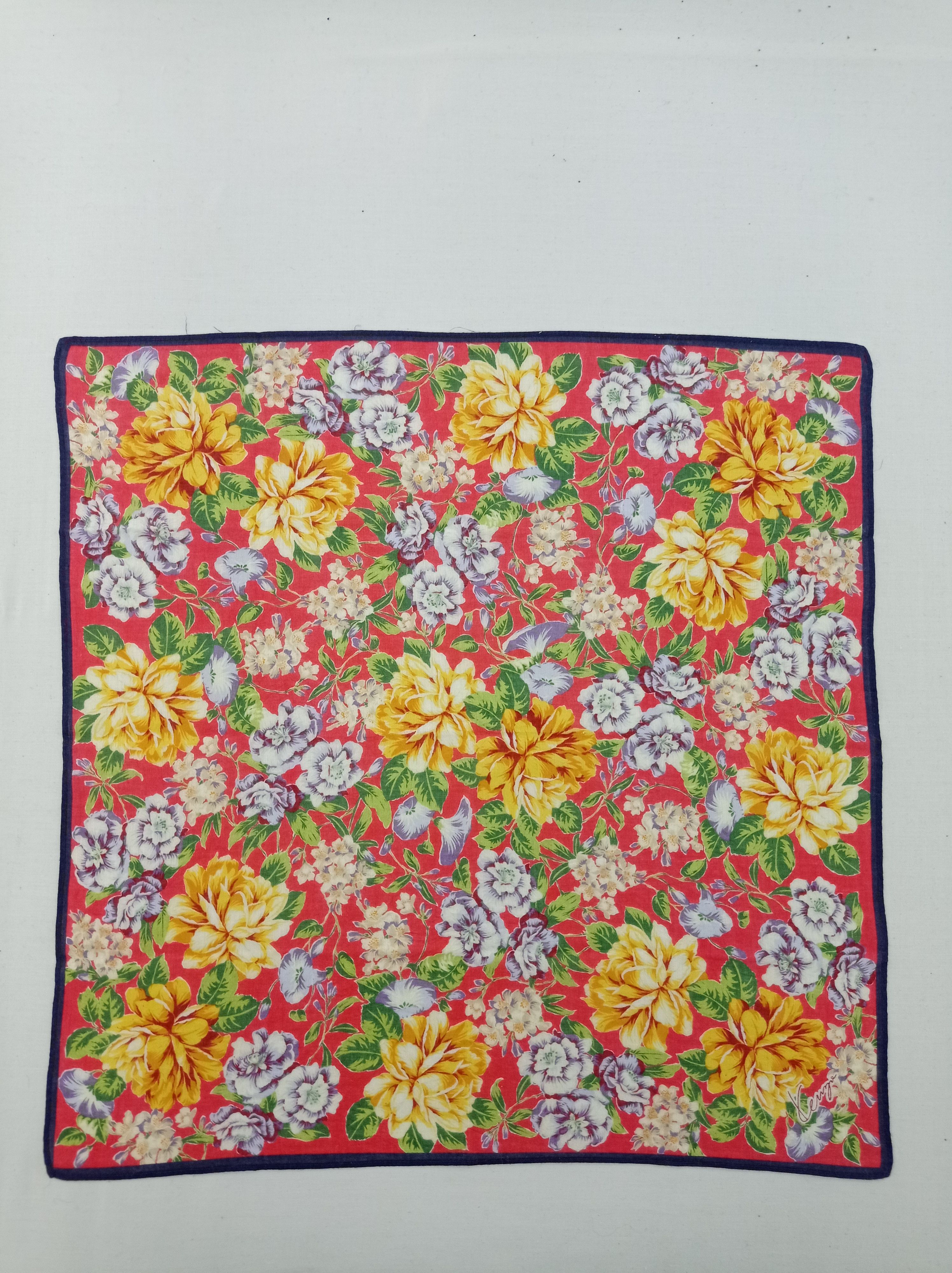 Kenzo Kenzo Floral Handkerchief / Bandana / Neckwear Size ONE SIZE - 1 Thumbnail