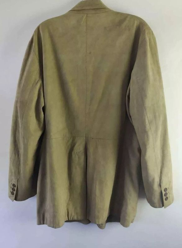 Donna Karan Donna Karan Mens Suede Jacket Size US M / EU 48-50 / 2 - 2 Thumbnail
