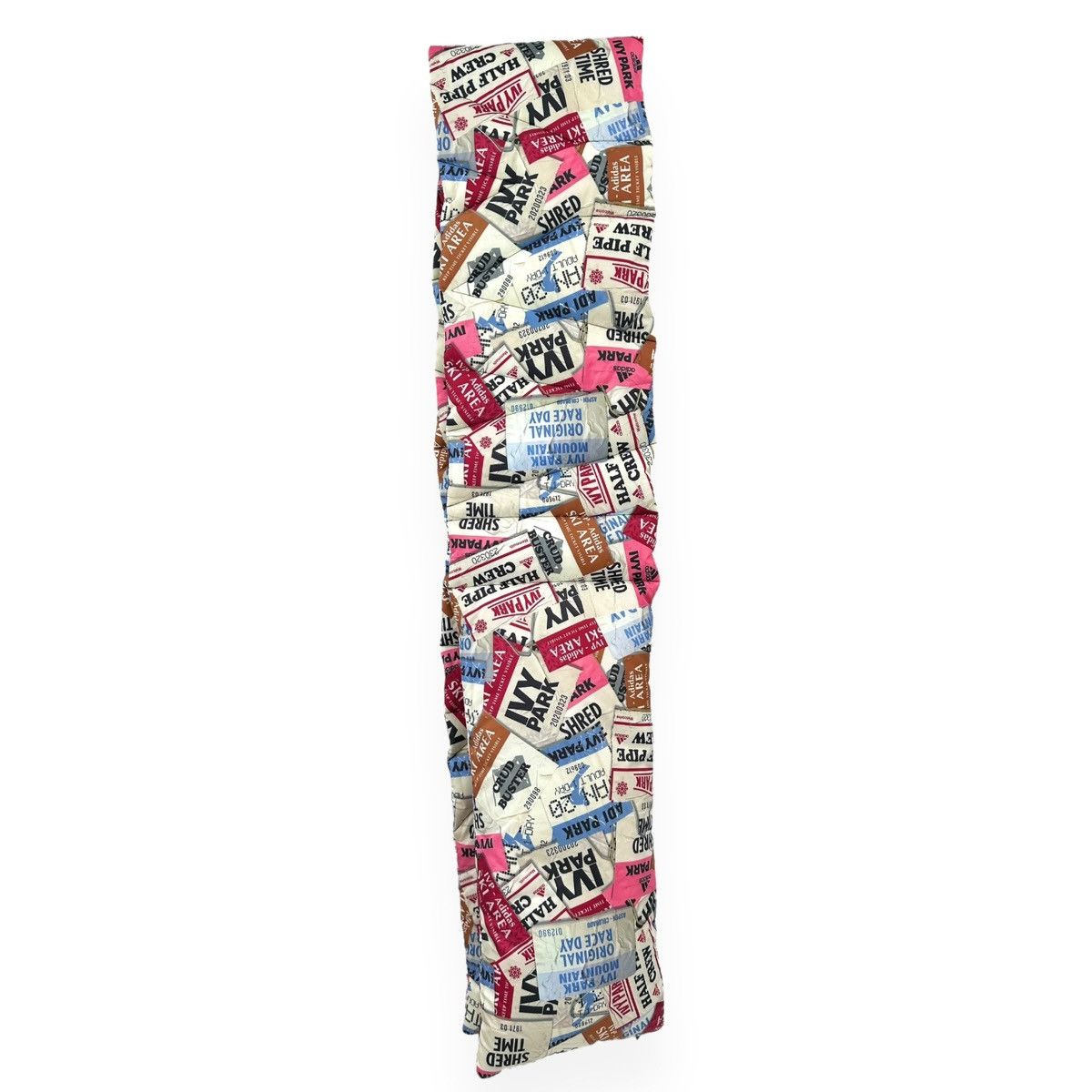 Adidas × Ivy Park NWT Ivy Park White Mixed Print Padded Ski Scarf Size ONE SIZE - 2 Thumbnail