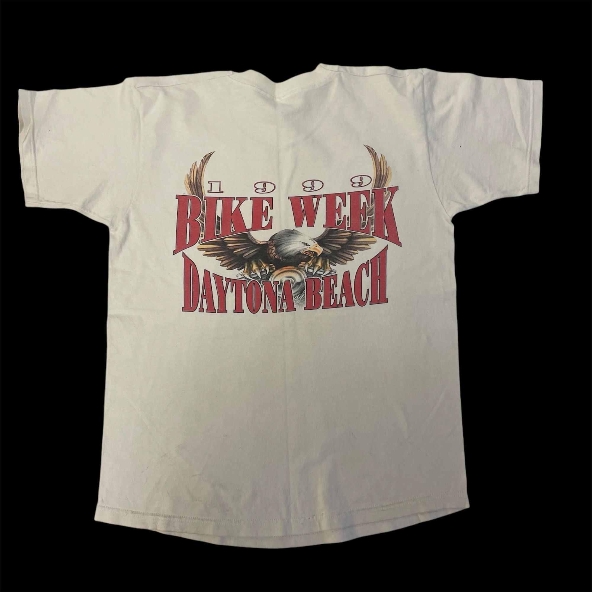 Hanes Vtg Hanes LARGEST Motorcycle Event BIKE WEEK 1999 T Shirt Size US M / EU 48-50 / 2 - 3 Thumbnail