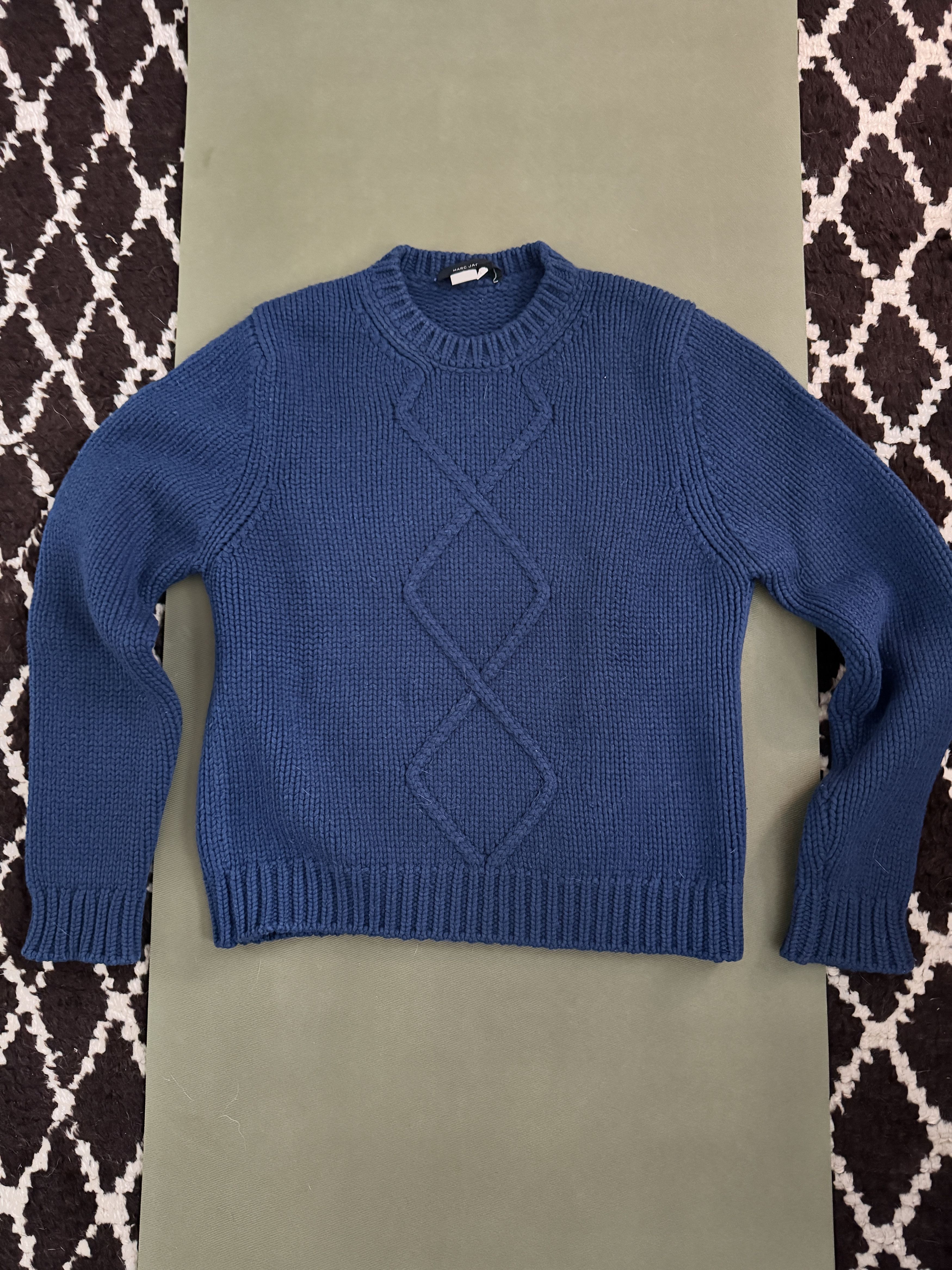 Marc Jacobs Cashmere/wool thick crewneck sweater with cable detailing Size US M / EU 48-50 / 2 - 3 Thumbnail