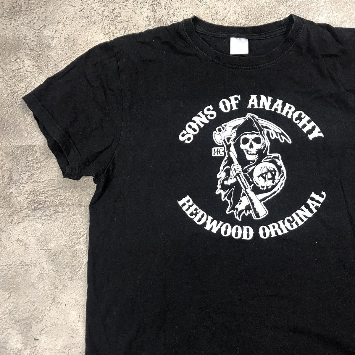 Vintage Vintage 90s Sons of Anarchy Graphic Tee Punk Rock Faded L Size US L / EU 52-54 / 3 - 3 Thumbnail