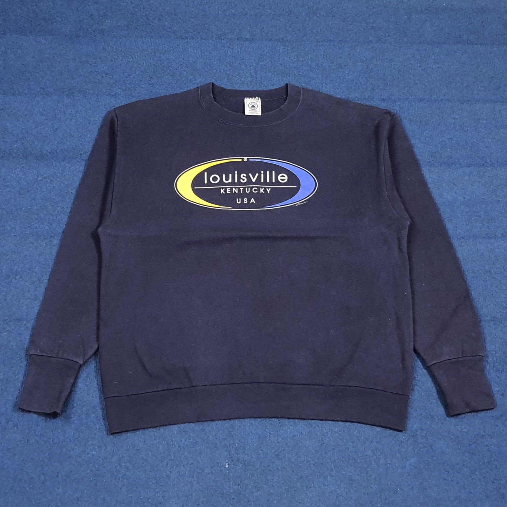 Delta Vintage 90s Louisville Kentucky Sweatshirt Retro USA C286N5 Size US L / EU 52-54 / 3 - 1 Thumbnail
