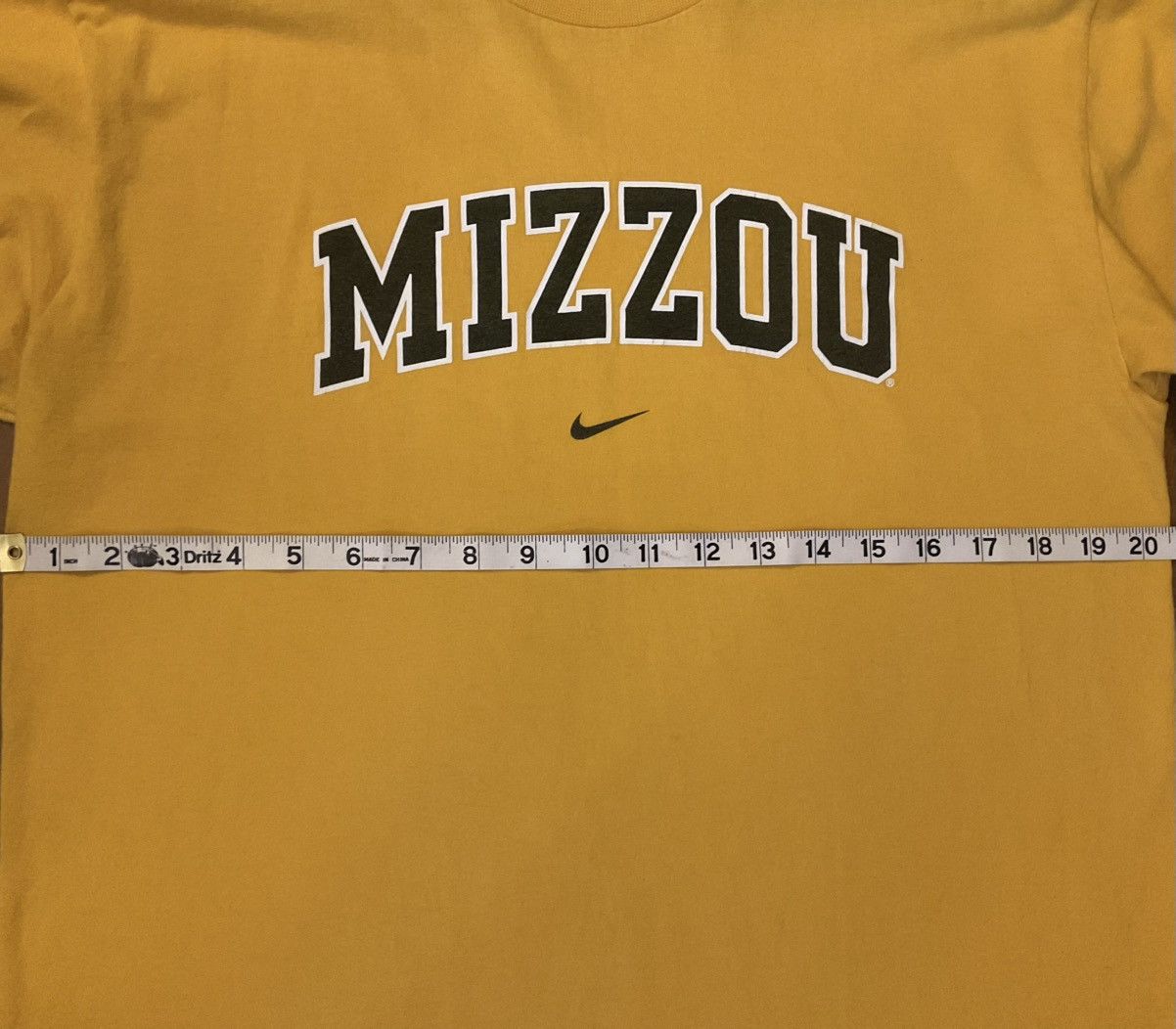Nike MIZZOU yellow long sleeve t-shirt NIKE Size US M / EU 48-50 / 2 - 4 Thumbnail