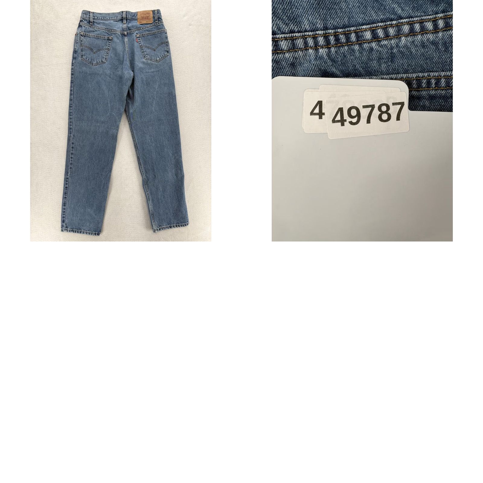 Levi's VINTAGE Levi's 550 Jeans Mens 36x34 Blue Medium Wash Relaxed Fit Tapered Denim Size US 36 / EU 52 - 9 Thumbnail
