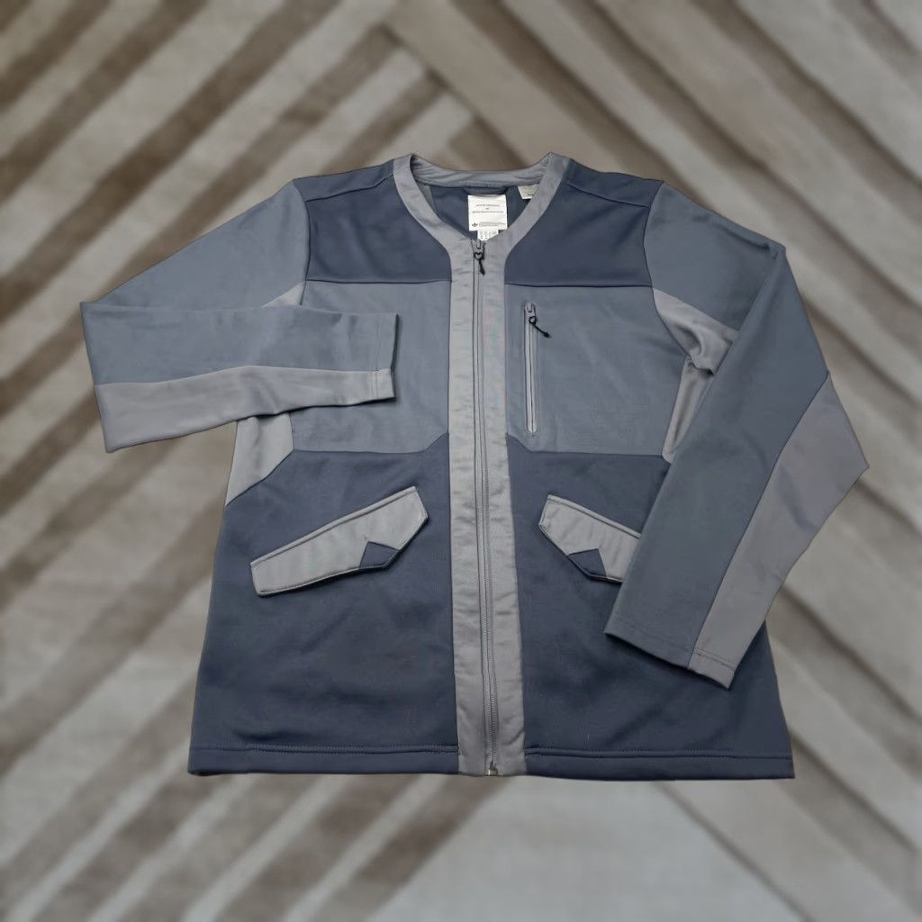 Adidas ADIDAS Originals WHITE MOUNTAINEERING TT CARDIGAN JACKET Men’s M Gray Activewear Basic Jacket Pullover Poly Cotton Weatherproof? Size US M / EU 48-50 / 2 - 1 Thumbnail