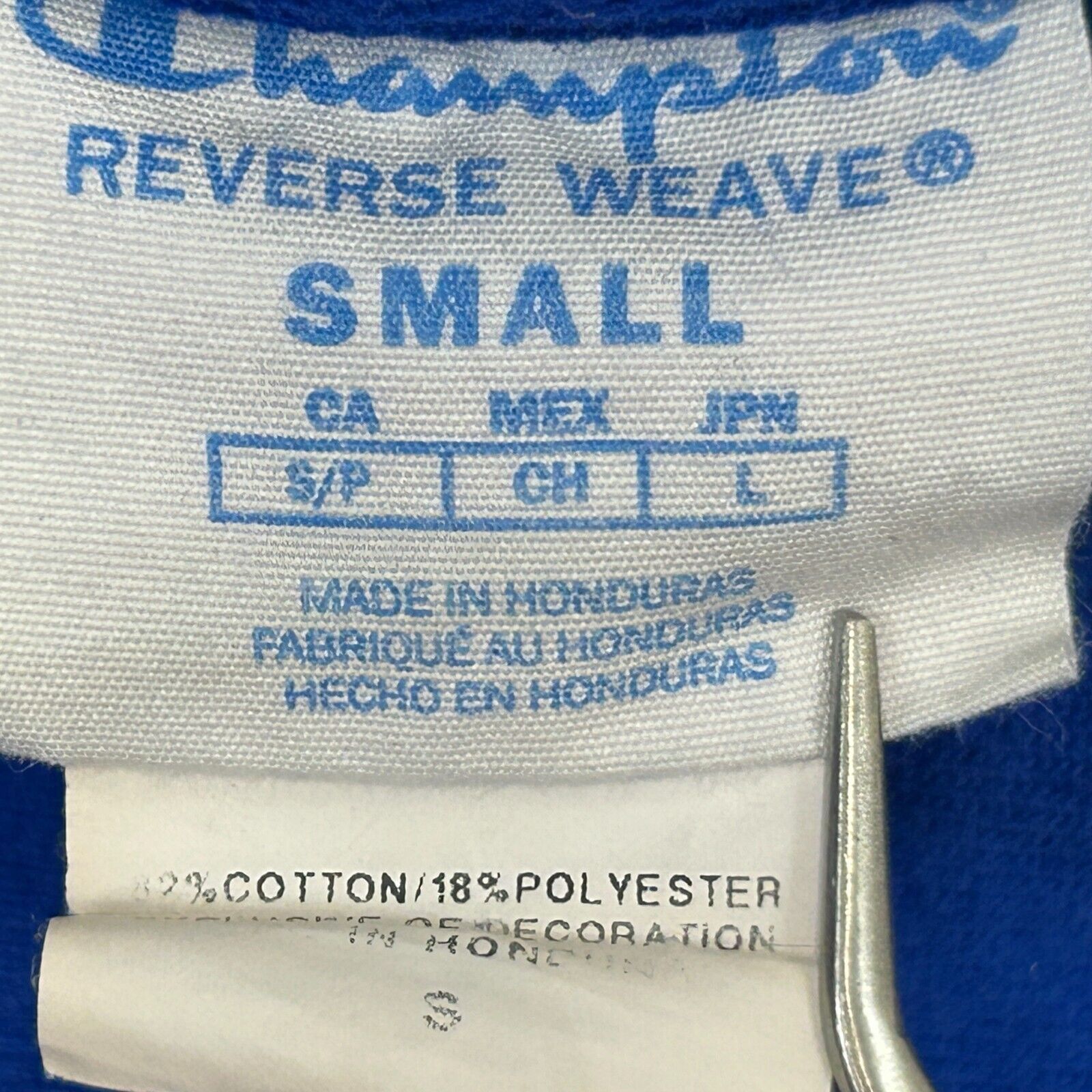 Champion Champion Same In Any Language Hoodie Mens S Small Blue Size US S / EU 44-46 / 1 - 9 Thumbnail