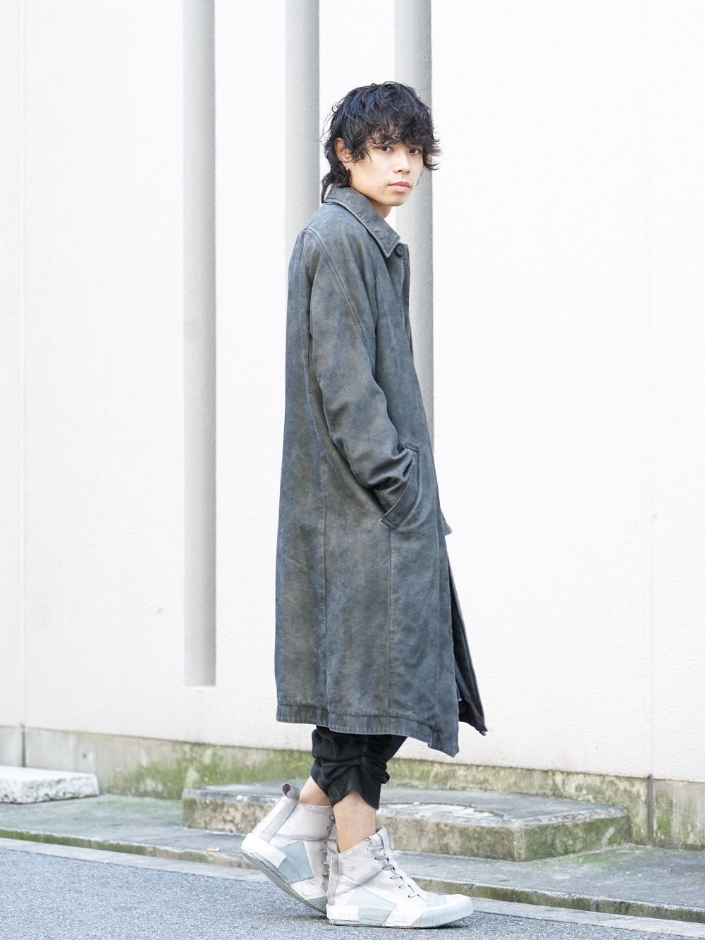 Devoa Olmetex Cotton Long Coat JP 2 Fits US M-L Size US M / EU 48-50 / 2 - 2 Thumbnail