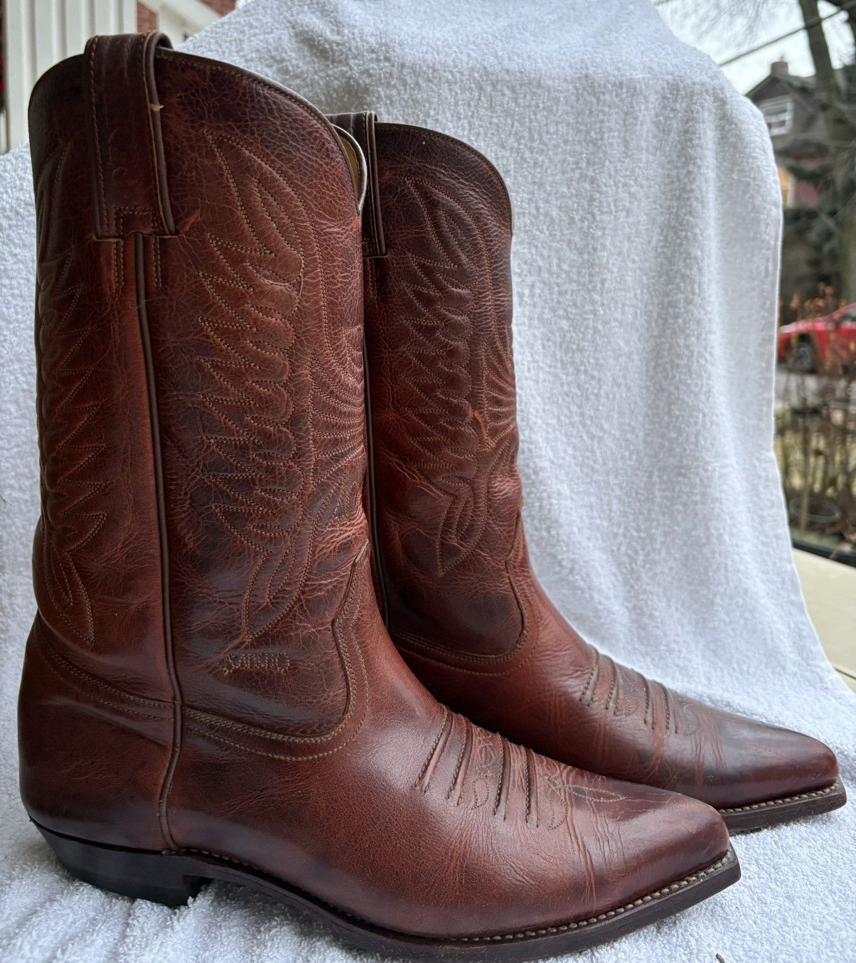 Sancho Boots Vintage Cognac Leather EU 44 / US 10.5