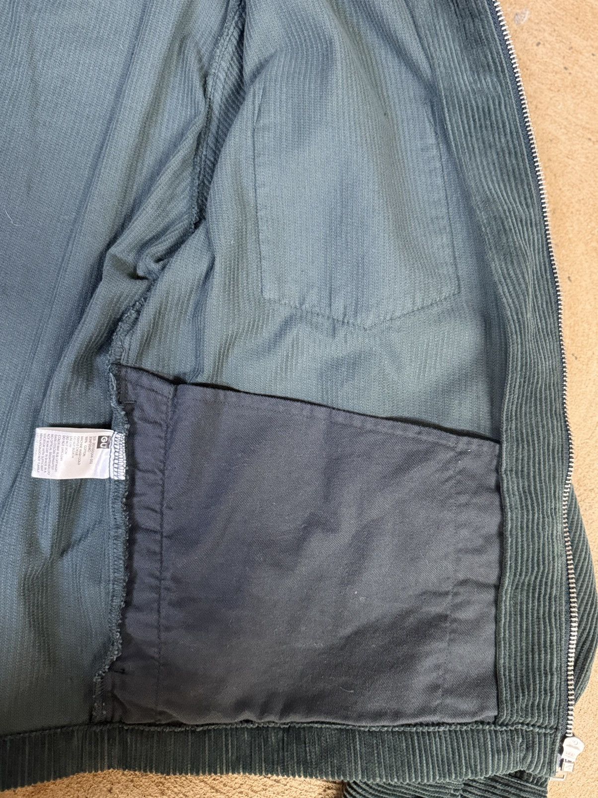 Uniqlo Green Corduroy Jacket (X-SMALL) Size US XS / EU 42 / 0 - 3 Thumbnail