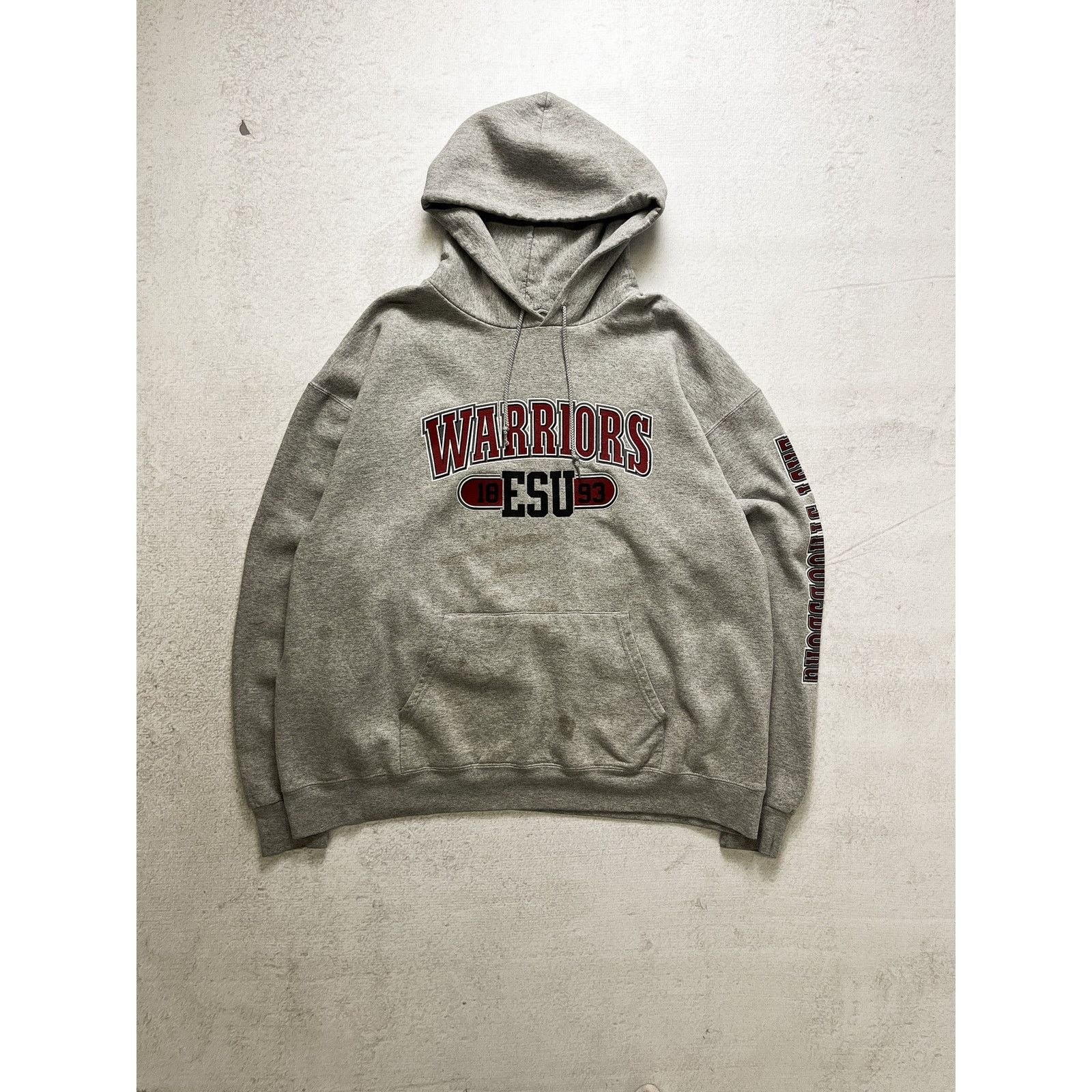 Champion Vintage 90s Champion Grey Long Sleeve Hoodie - Men's 2XL Size US XXL / EU 58 / 5 - 1 Thumbnail