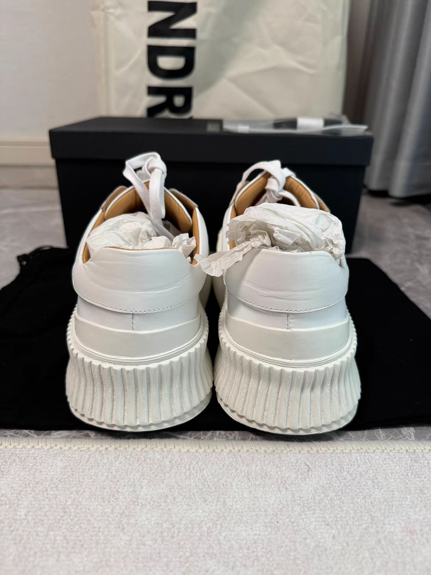 Jil Sander Jil Sander Cookie Sneakers / White Sneakers K6 Size US 7 / EU 40 - 6 Thumbnail