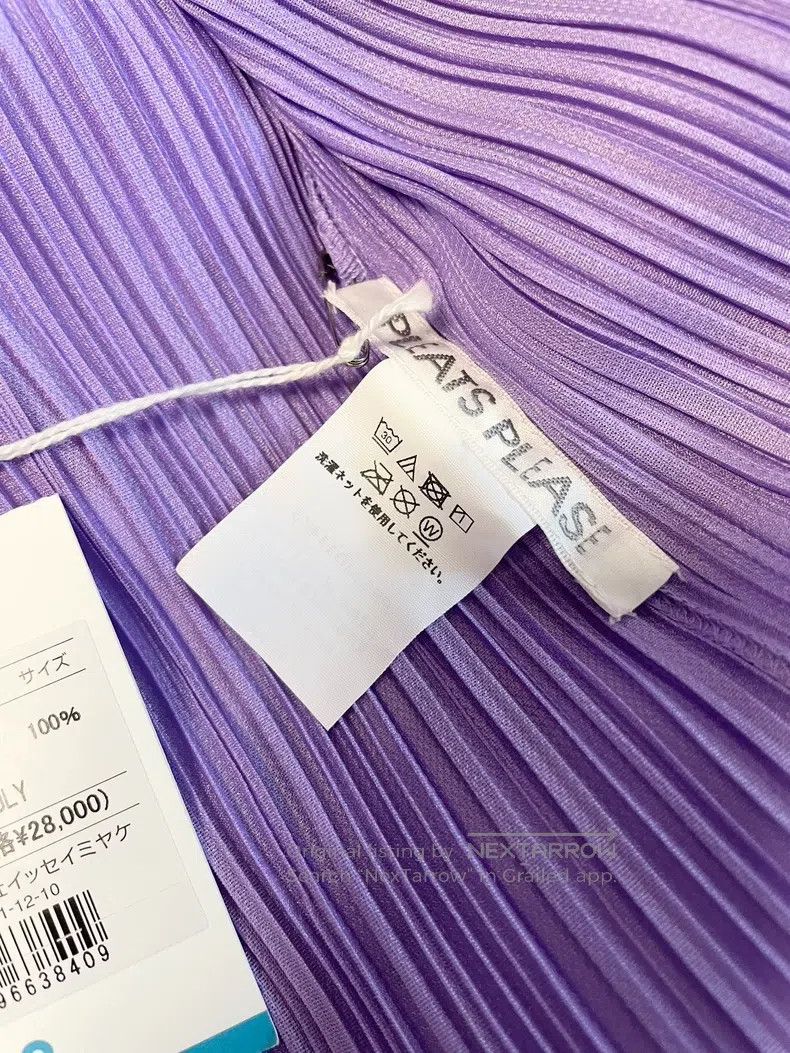 Issey Miyake Issey Miyake Purple Coat Size L / US 10 / IT 46 - 5 Thumbnail