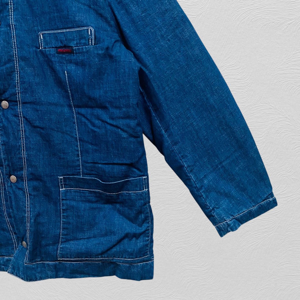Japanese Brand Vintage papas denim chore jacket japanese brand Size US L / EU 52-54 / 3 - 6 Thumbnail