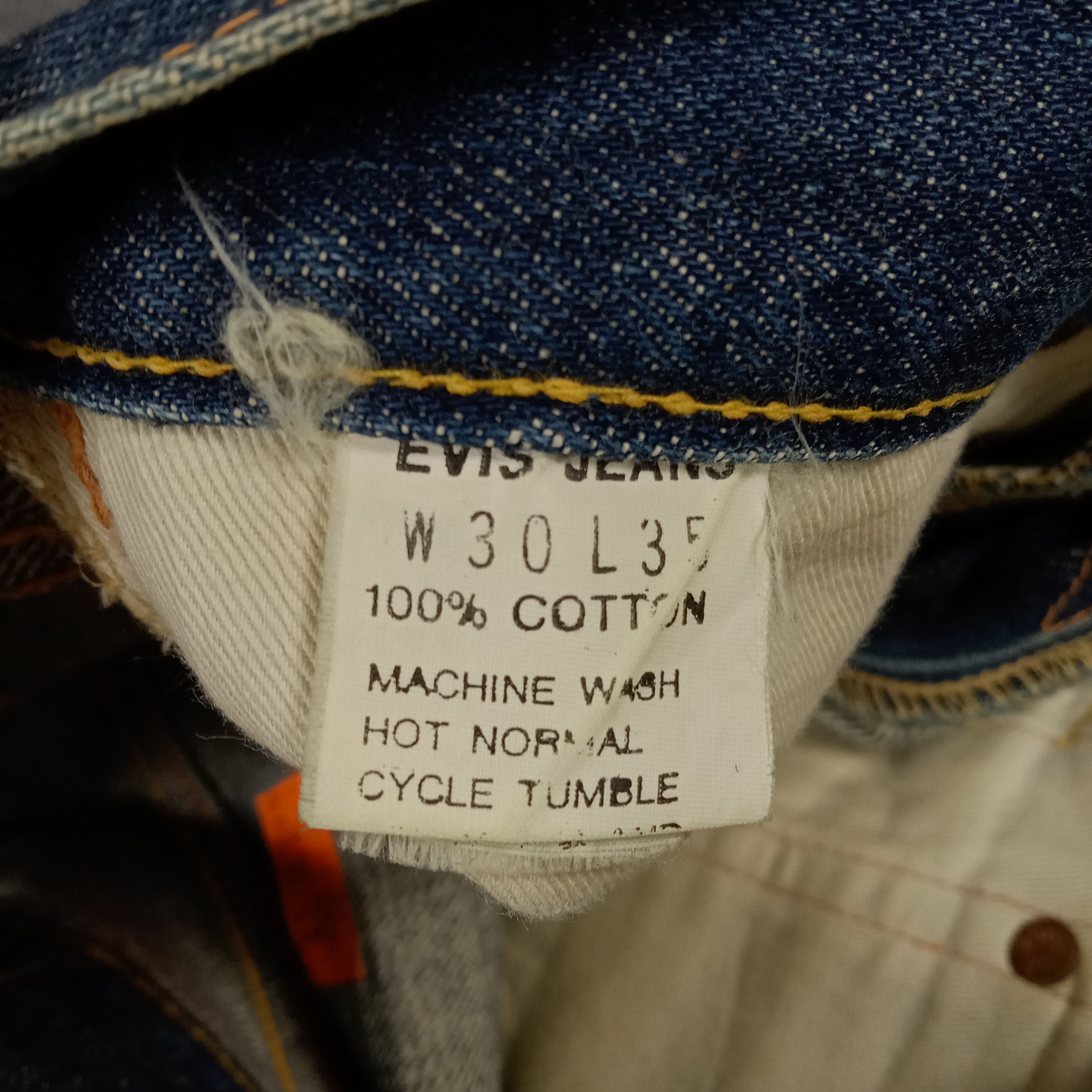 Japanese Brand × Vintage Evis Japanese Brand Daicock Custom Art Denim Jeans Size US 29 - 17 Thumbnail