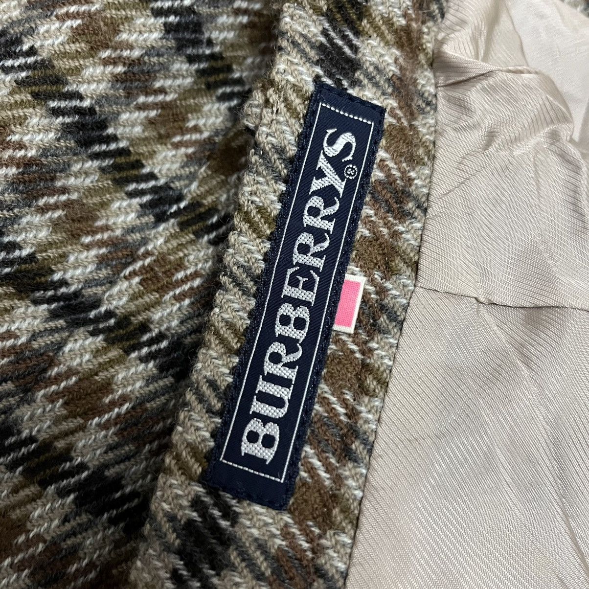 Burberry Vintage Burberrys Wool Nova Check Skirt Checkered Tartan Size 26" / US 2 / IT 38 - 5 Thumbnail