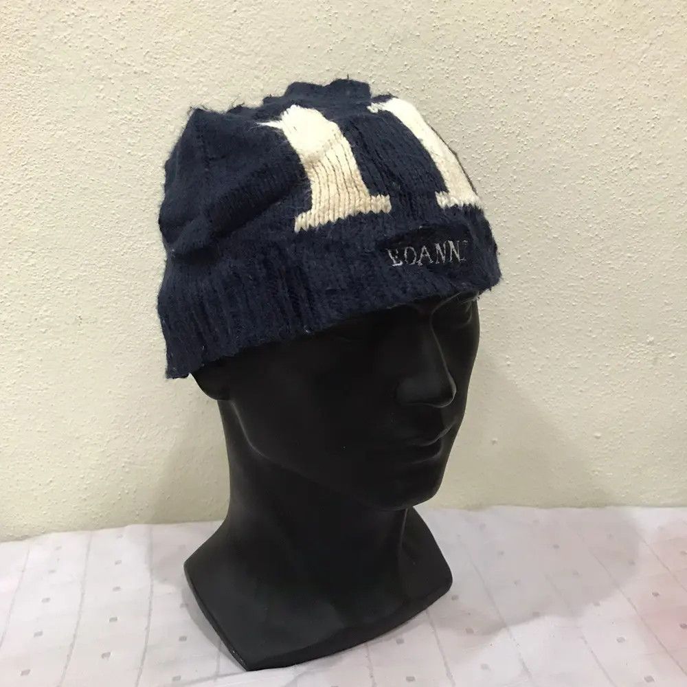 Japanese Brand × Vintage Edanni Spellout Beanie Hat Size ONE SIZE - 3 Thumbnail