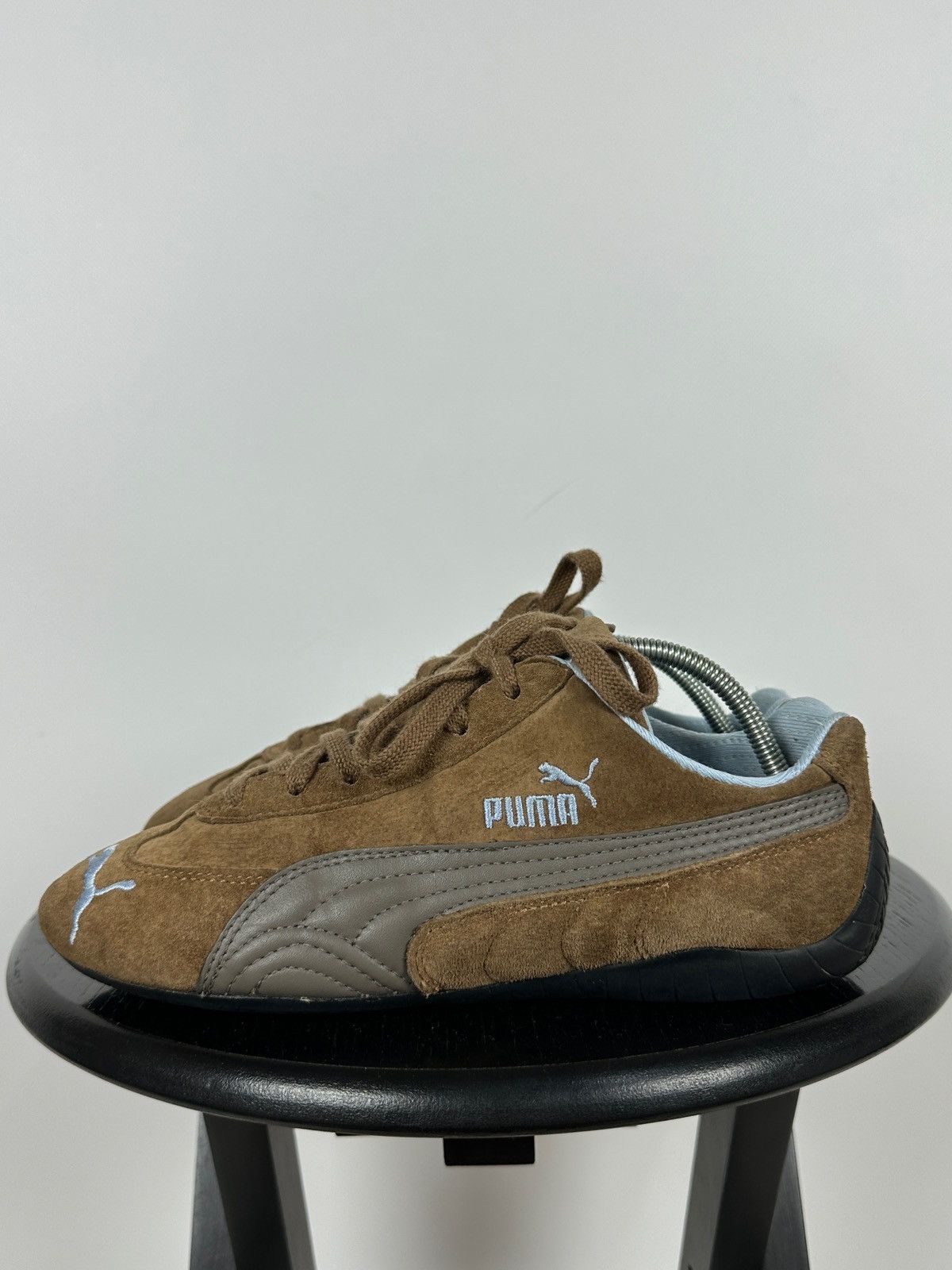 Puma Vintage Puma Speedcat Brown Suede/Leather Y2K Sneakers Size US 8 / IT 38 - 2 Thumbnail