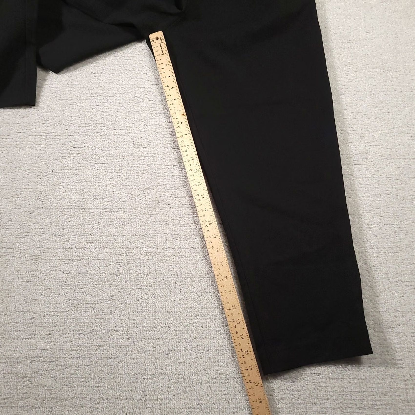 Vintage VINTAGE Alfred Dunner Pants Women's 12 Black High Rise Straight 24x27 USA Pull On Classic Size 34" / US 12 / IT 48 - 7 Thumbnail