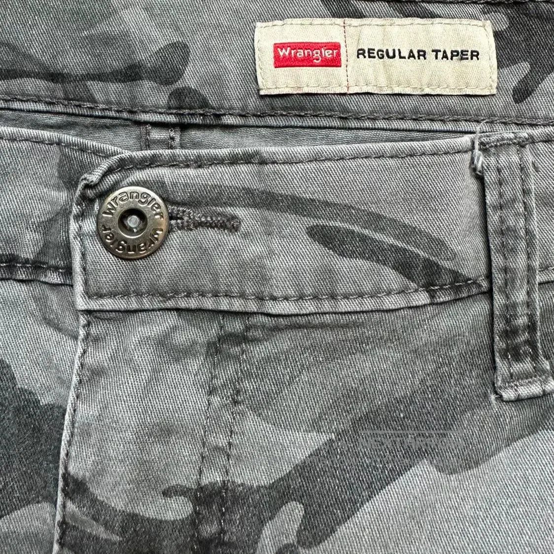 Vintage Vintage Wrangler Camo Cargo Work Pants. Size US 26 / EU 42 - 3 Thumbnail