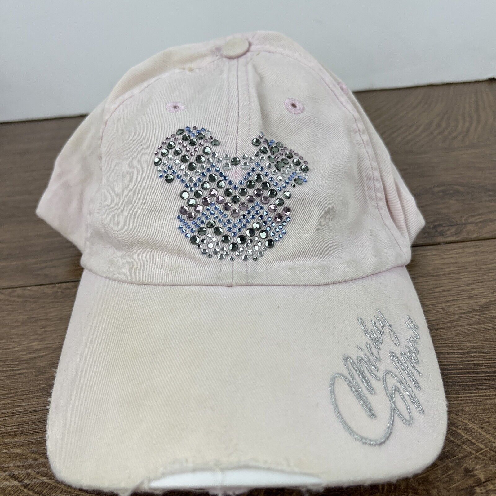 Other Mickey Mouse Hat Mickey Baseball Hat Pink Hat Adjustable Adu Size ONE SIZE - 5 Thumbnail