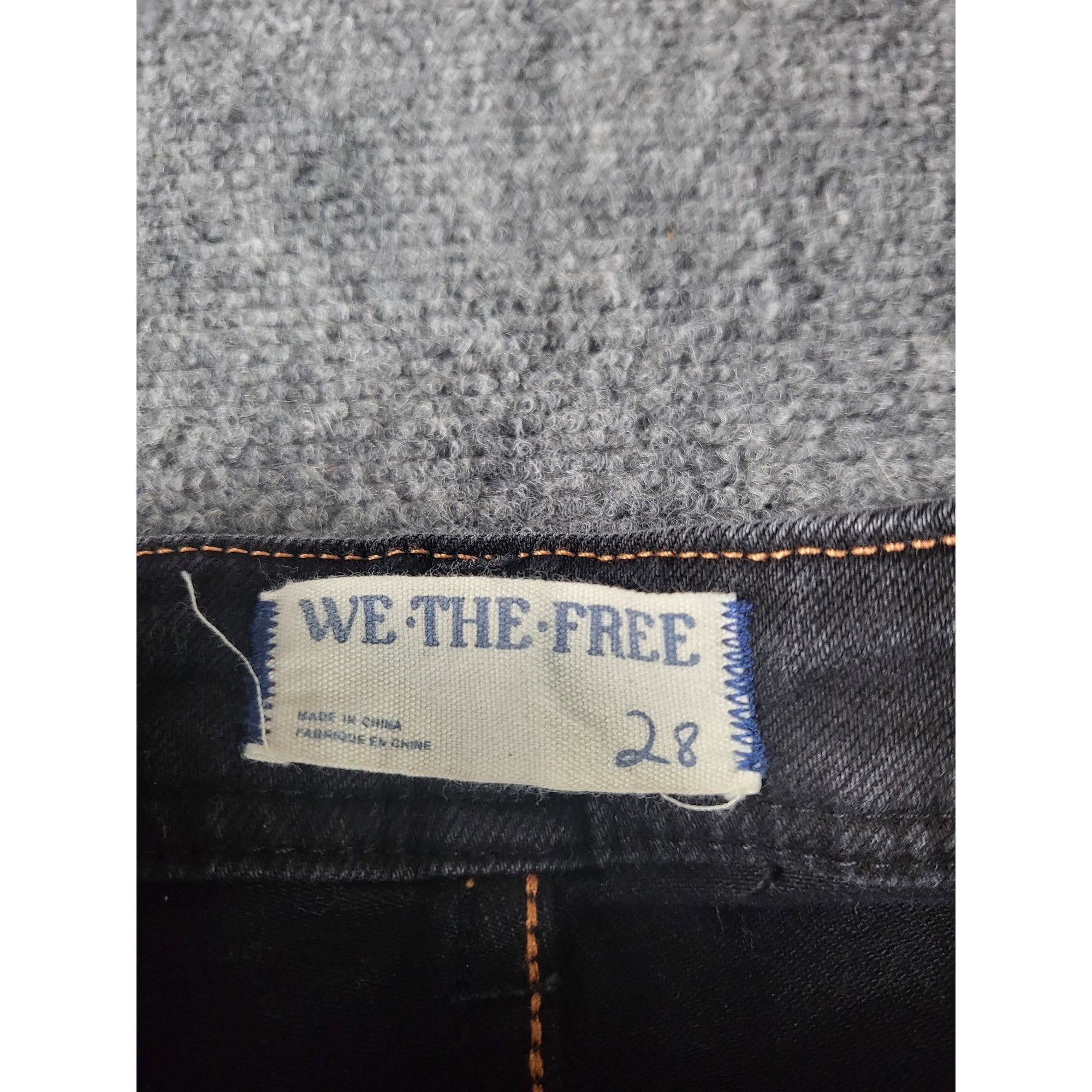 Free People Free People We The Free Evie Mid Rise Slim Straight Jeans Wo Size 28" / US 6 / IT 42 - 5 Thumbnail