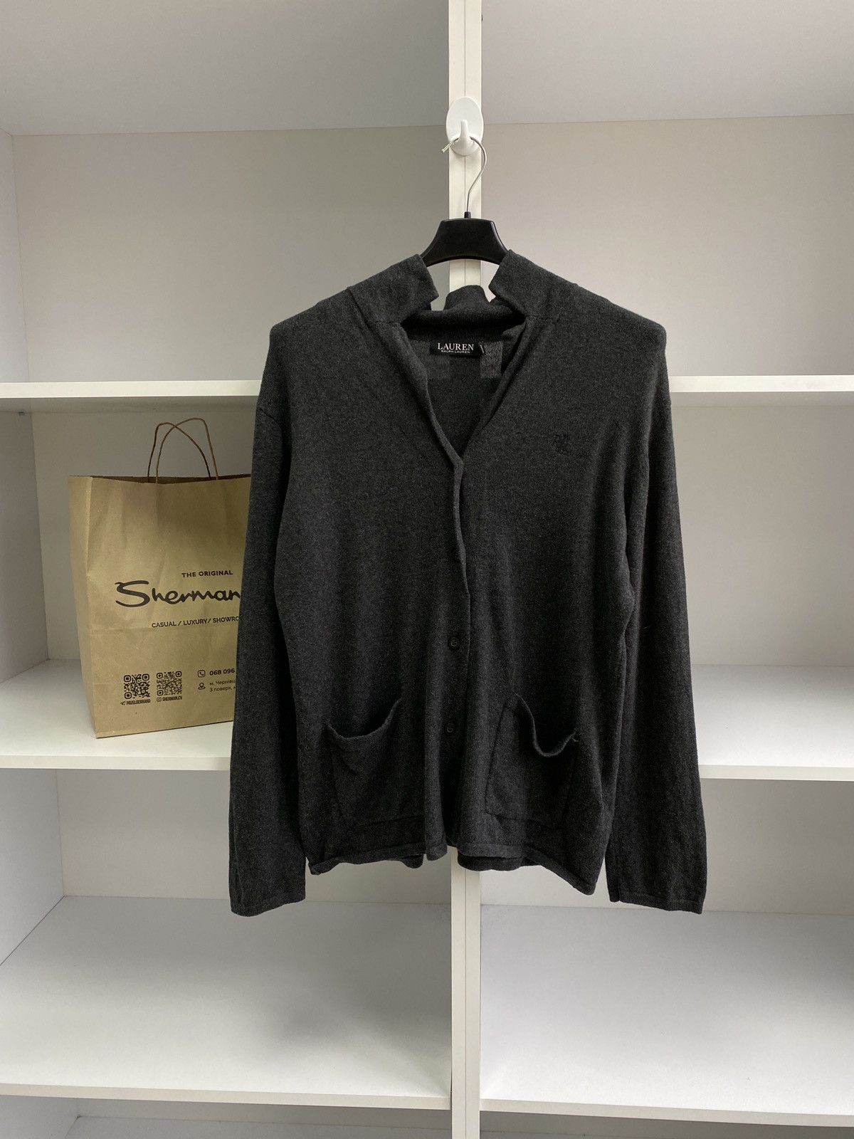 Ralph Lauren × Vintage Vintage Ralph Lauren Cardigan Cashmere Size US M / EU 48-50 / 2 - 1 Thumbnail