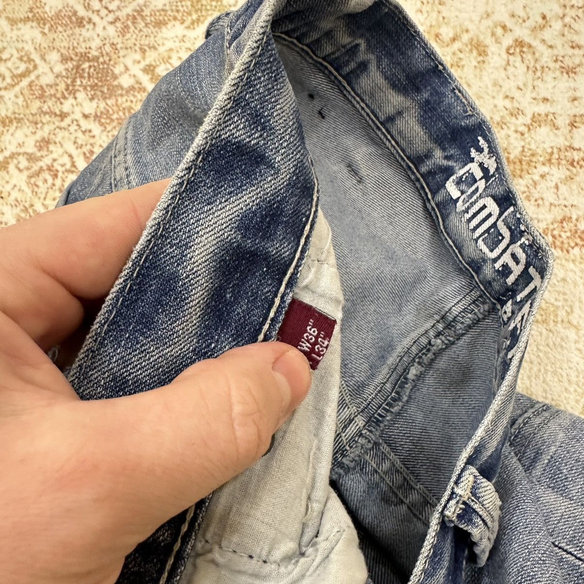 If Six Was Nine × Japanese Brand Vintage Japanese Style Double Knee Jeans Crazy Fit W36xL34 Size US 36 / EU 52 - 10 Thumbnail
