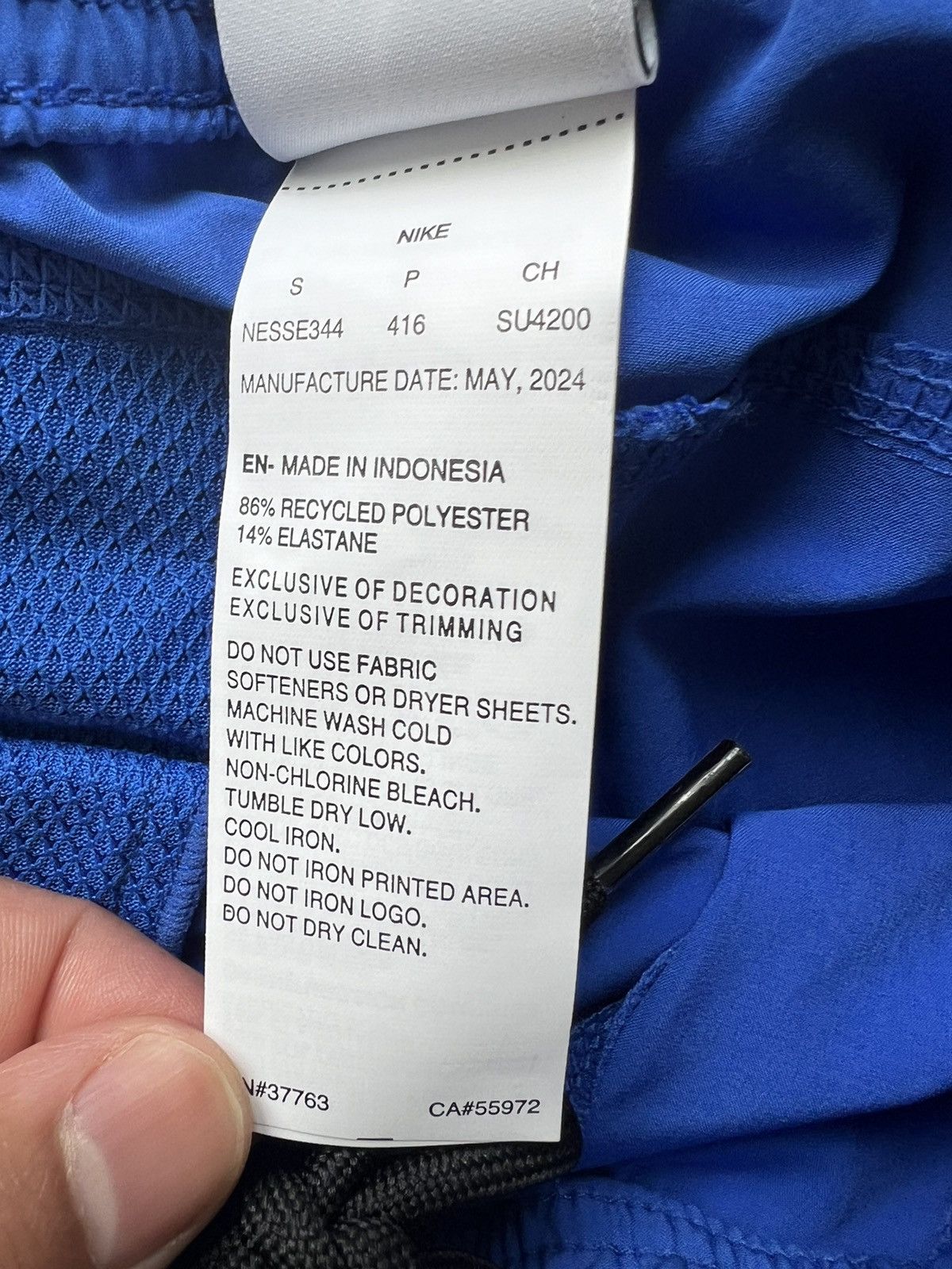 Stussy Stussy x Nike water shorts “Hyper Royal”💙🤍 Size US 29 - 8 Thumbnail
