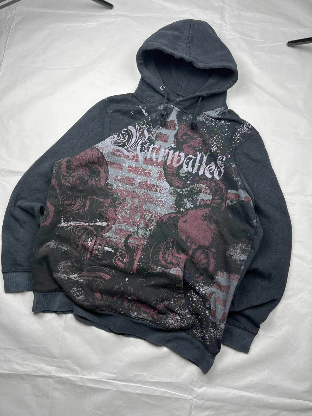 Affliction Y2K Affliction LGB IfSixWasNine Style Zip Hoodie Size US XL / EU 56 / 4 - 3 Thumbnail