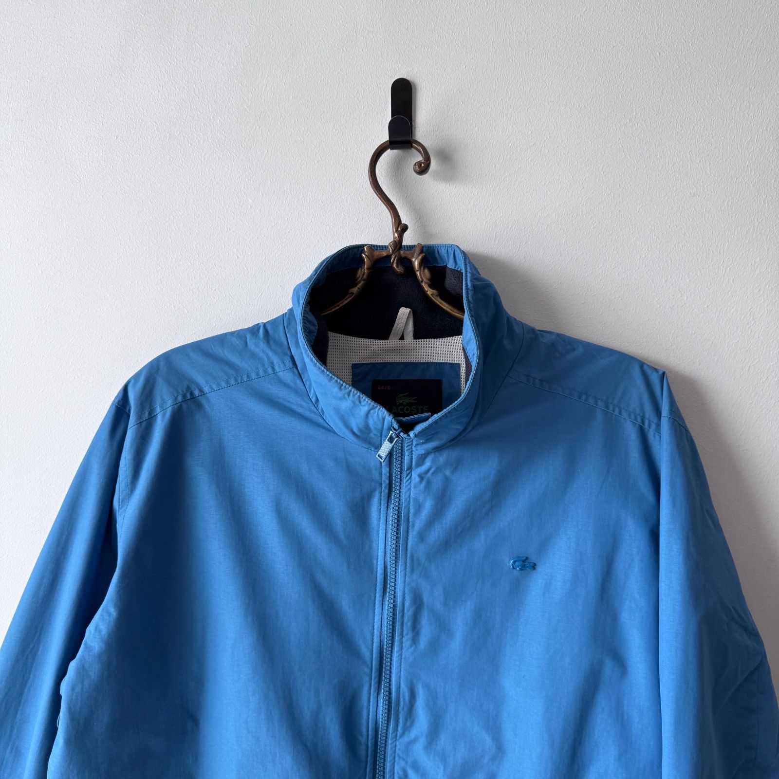 Lacoste Lacoste Vintage 00s Zip Jacket Blue Sample Metal Logo Size US L / EU 52-54 / 3 - 4 Thumbnail