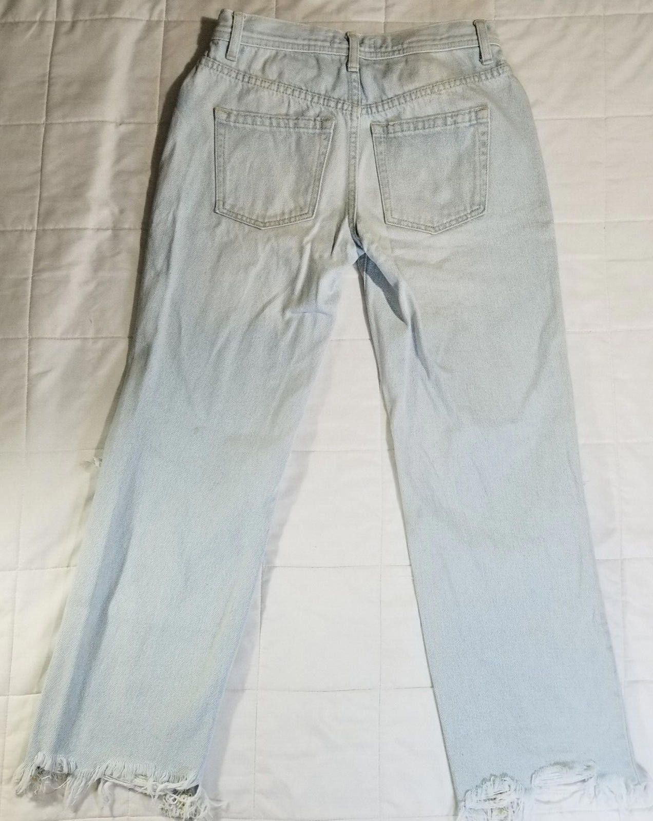 Free People Free People We The Free 25 Distressed High Waisted Jeans Size 25" / US 0 / IT 36 - 7 Thumbnail