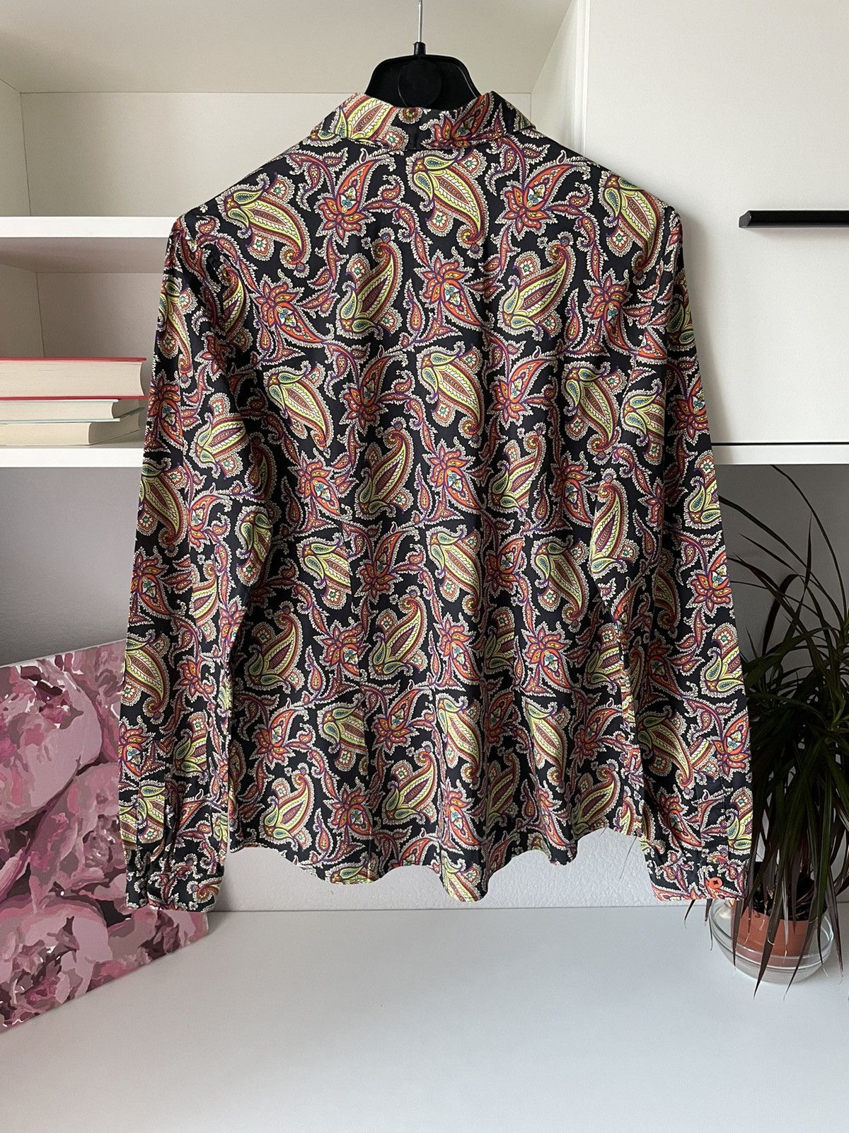 Etro Etro Vintage Over Printed Shirt Button Up Floral Size XL / US 12-14 / IT 48-50 - 7 Thumbnail