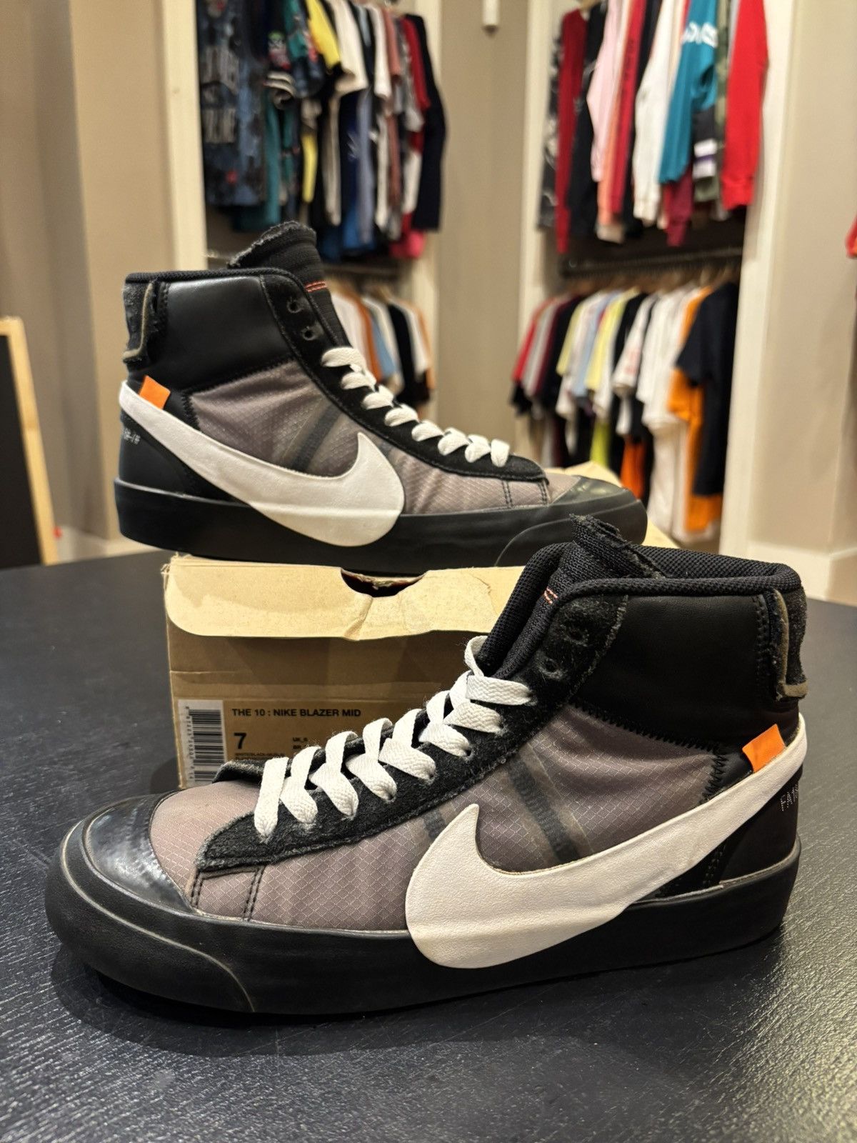Nike Off White X Nike Blazer ‘Grim Reaper’ Size US 7 / EU 40 - 1 Thumbnail