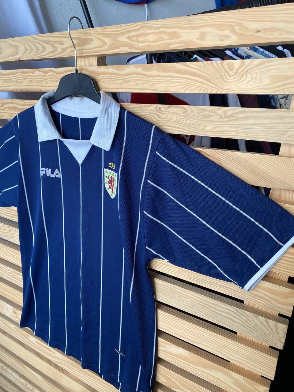 Fila SCOTLAND 2002 2003 HOME FOOTBALL SHIRT SOCCER JERSEY Size US S / EU 44-46 / 1 - 2 Thumbnail
