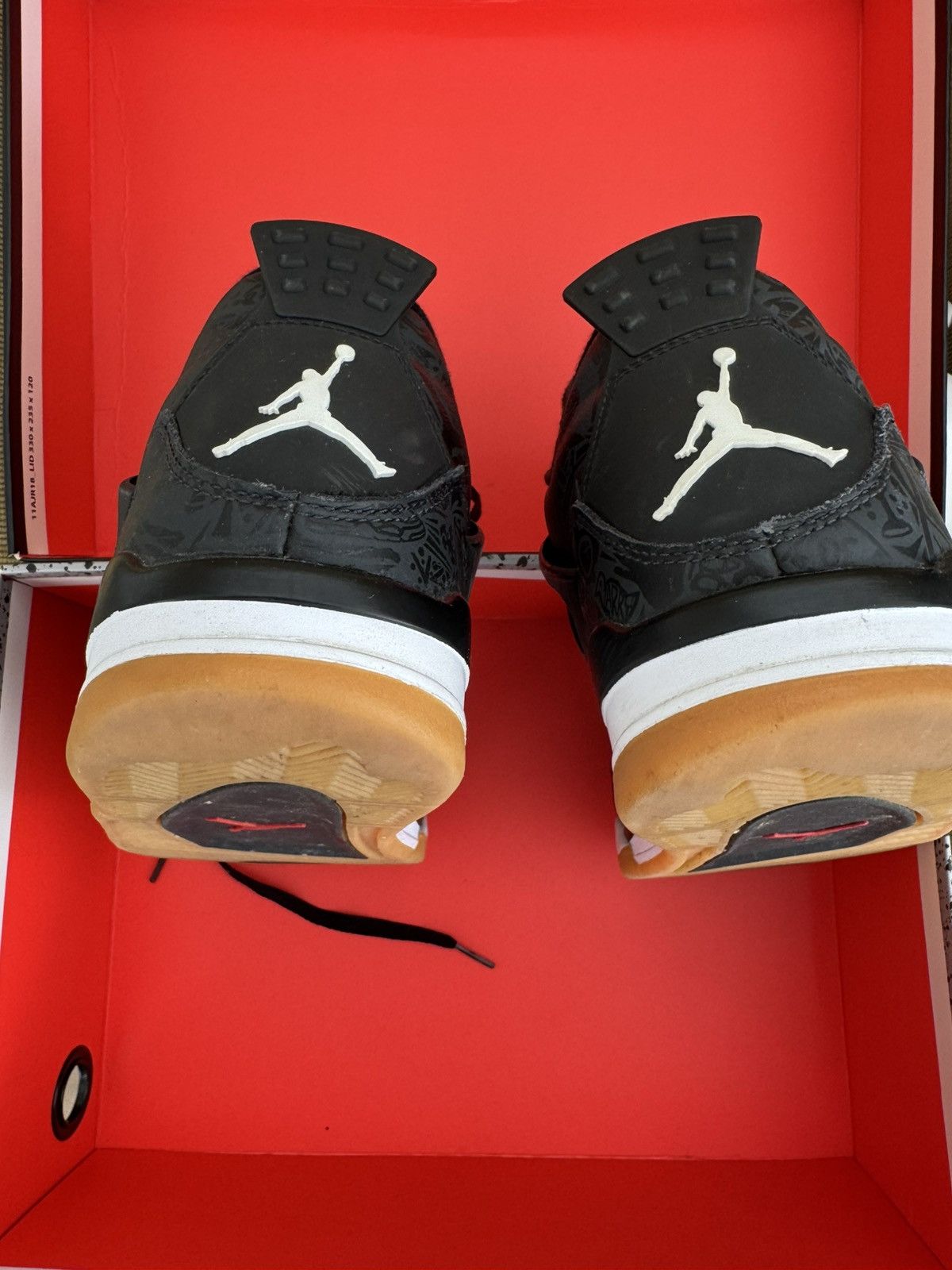 Jordan Brand Jordan 4 laser black Size US 8.5 / EU 41-42 - 8 Thumbnail
