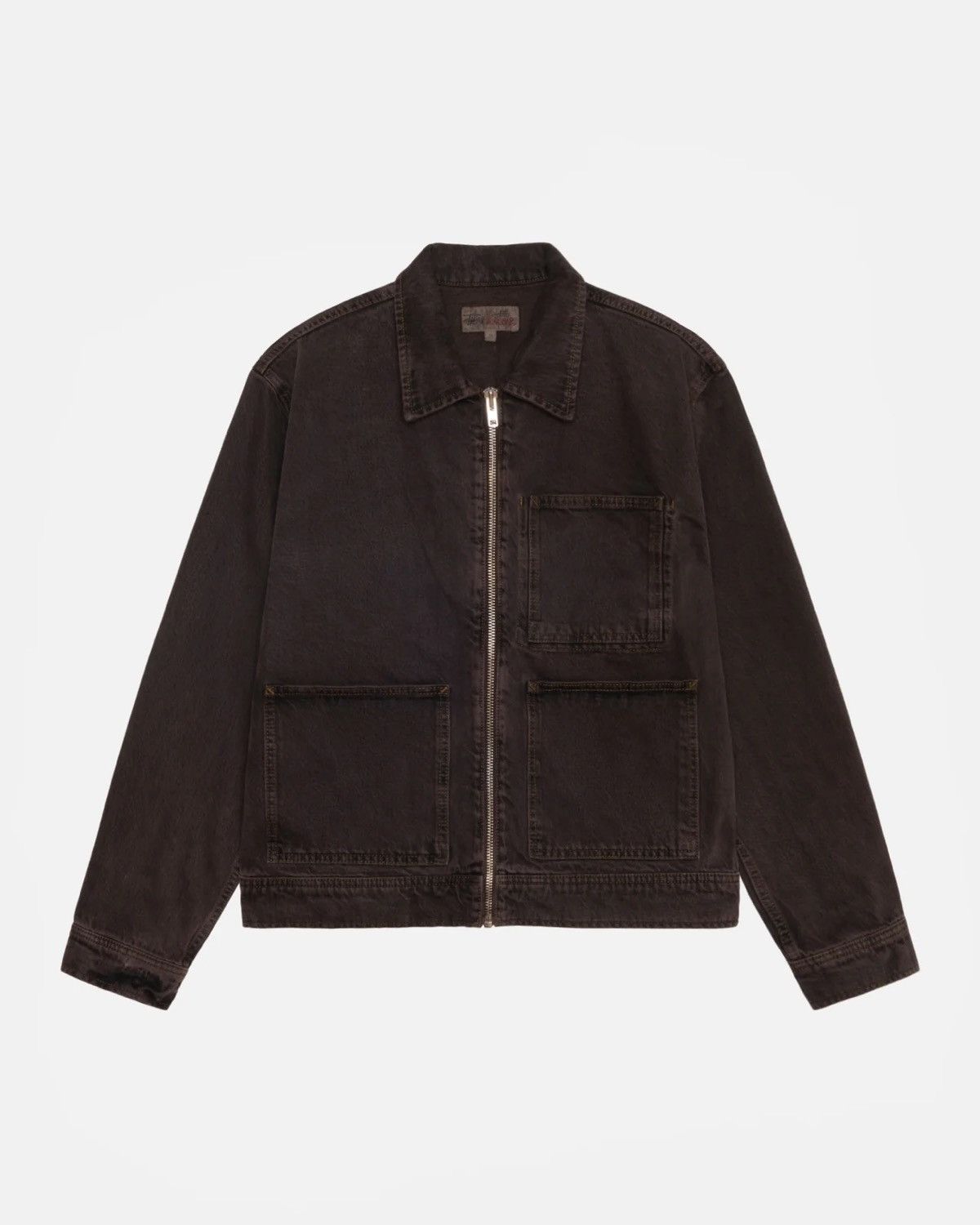 Stussy Stussy Zip Work Jacket Denim | Grailed