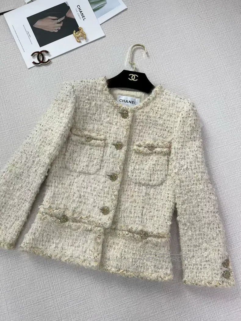 Chanel Chanel Egyptian series white gold jacket Size XXS / US 00 / IT 34 - 2 Thumbnail