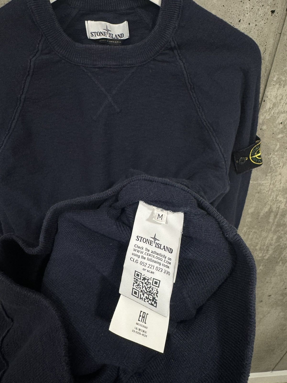 Stone Island Stone Island Marl Lightweight Knit Sweater Size M Size US M / EU 48-50 / 2 - 6 Thumbnail